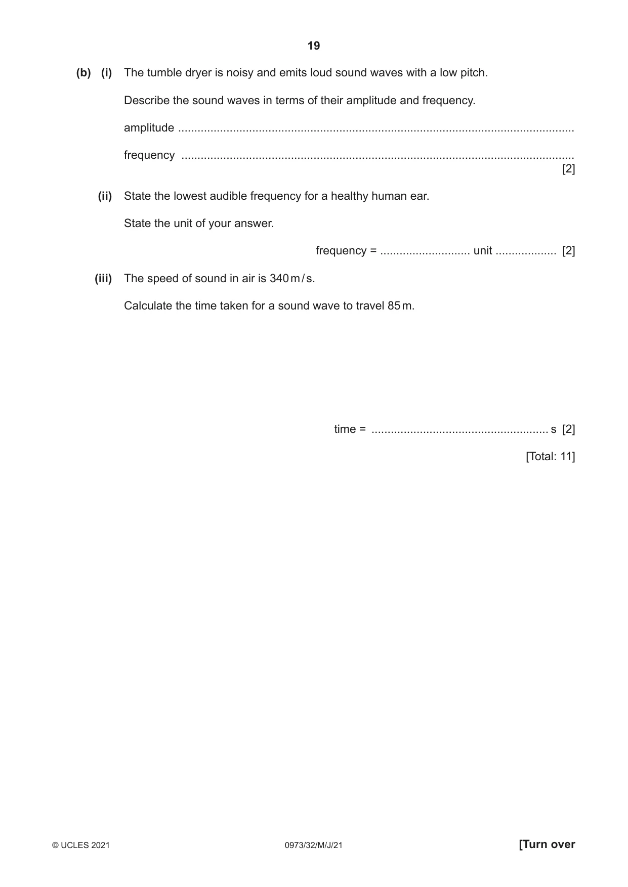 Cambridge IGCSE Sciences - Co-ordinated (9-1) 0973 2021 May/June Paper 3 · Variant 2 question paper, page 19 of 28