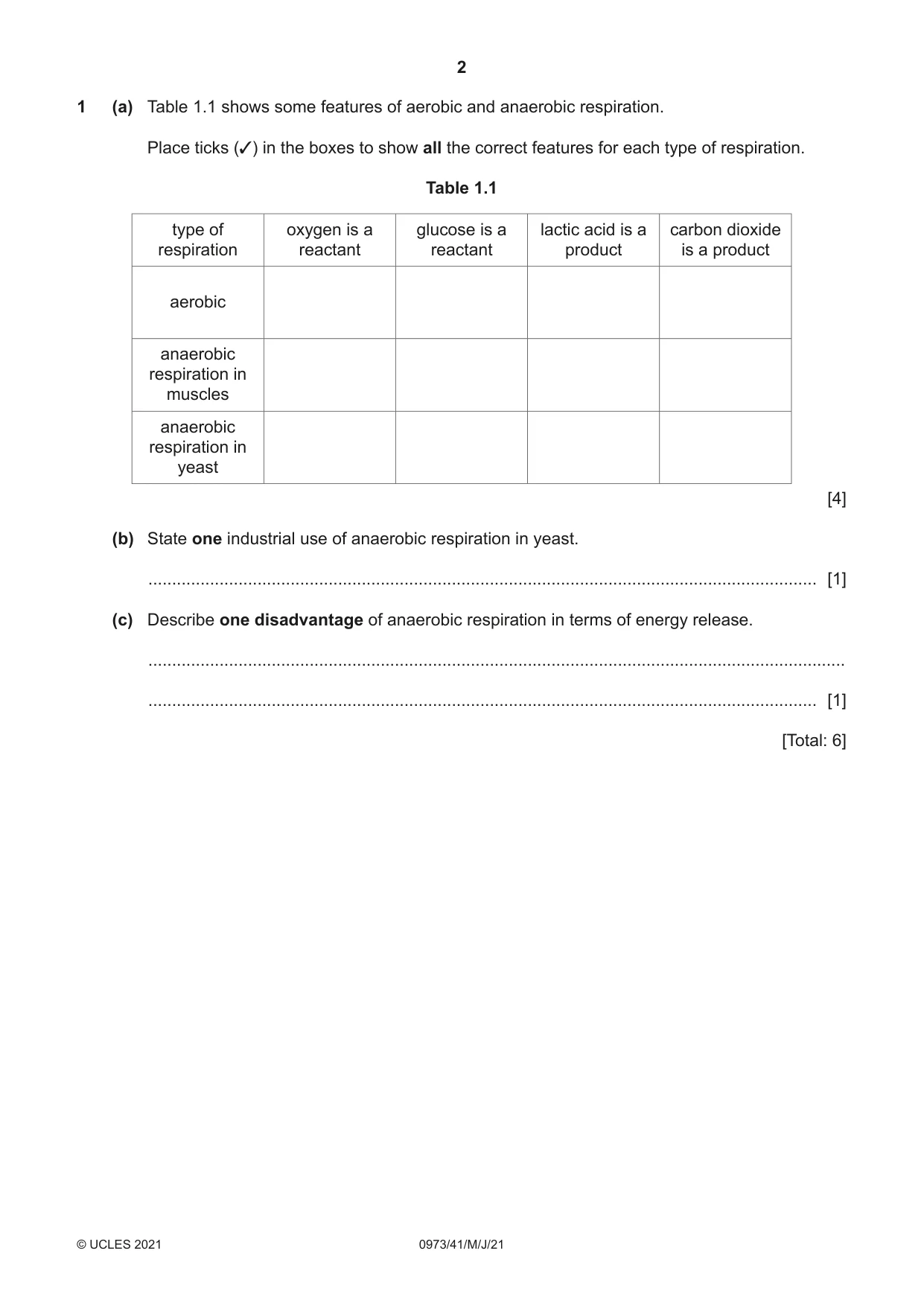 Cambridge IGCSE Sciences - Co-ordinated (9-1) 0973 2021 May/June Paper 4 · Variant 1 question paper, page 2 of 28