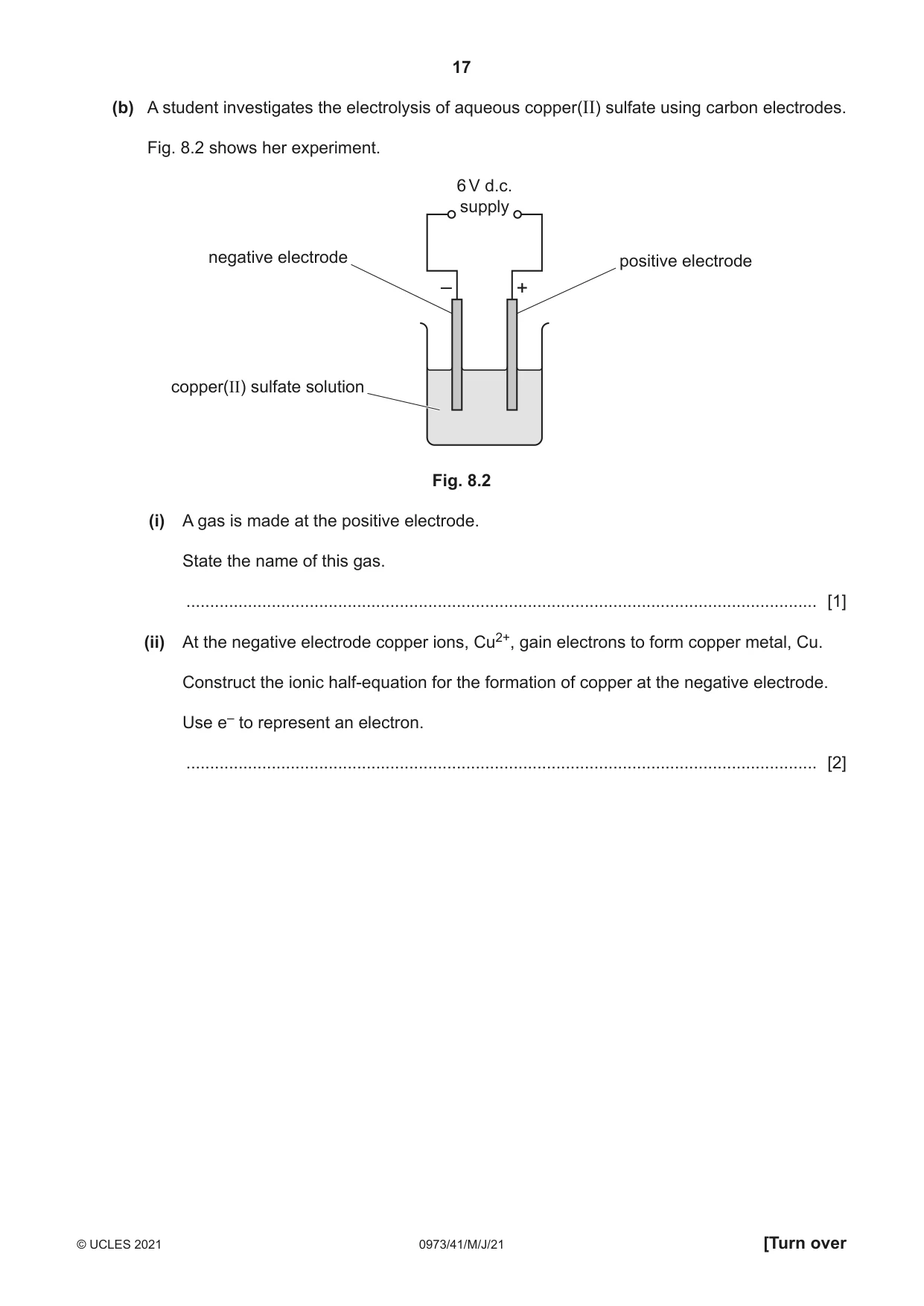 Cambridge IGCSE Sciences - Co-ordinated (9-1) 0973 2021 May/June Paper 4 · Variant 1 question paper, page 17 of 28