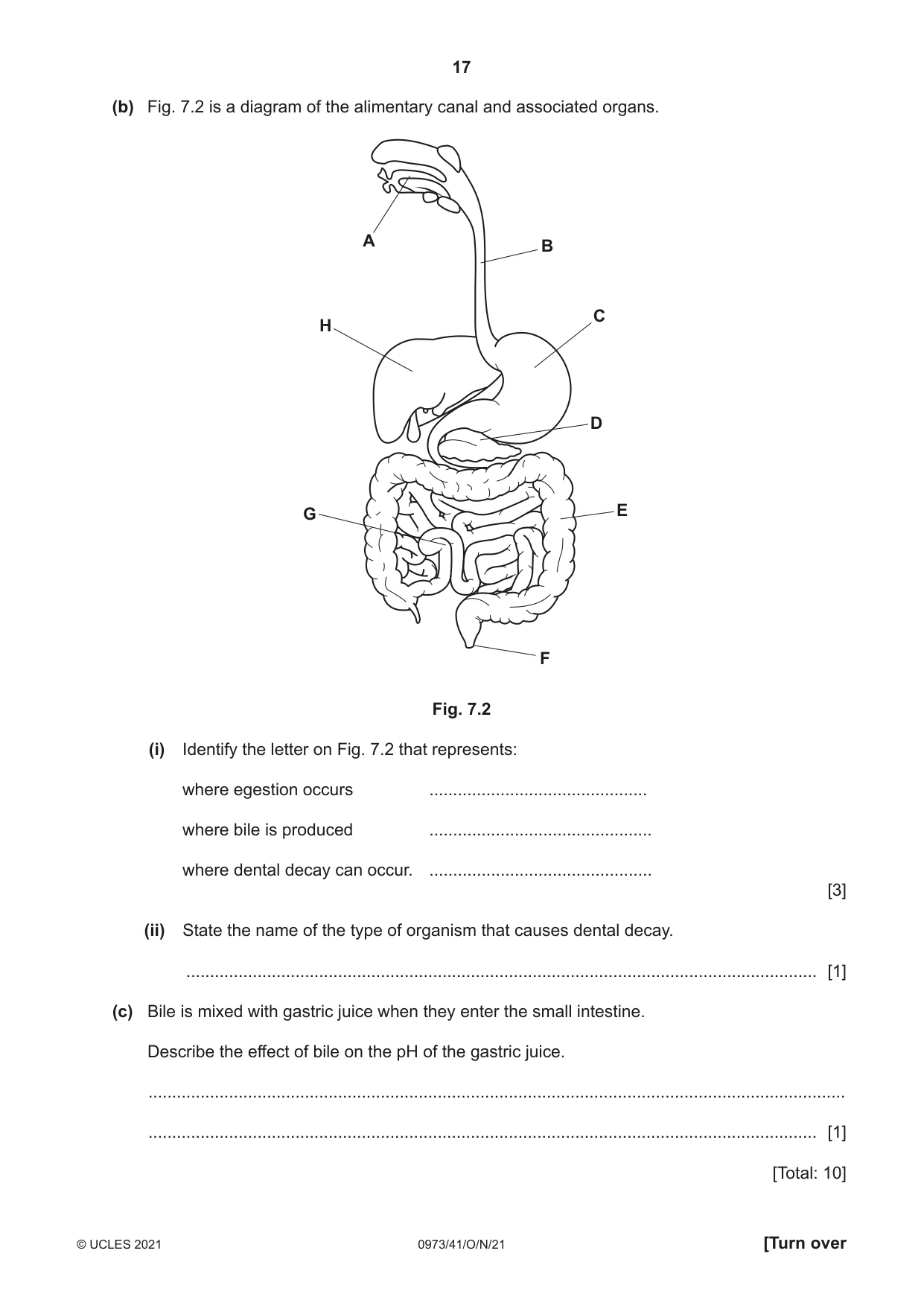 Cambridge IGCSE Sciences - Co-ordinated (9-1) 0973 2021 Oct/Nov Paper 4 · Variant 1 question paper, page 17 of 28
