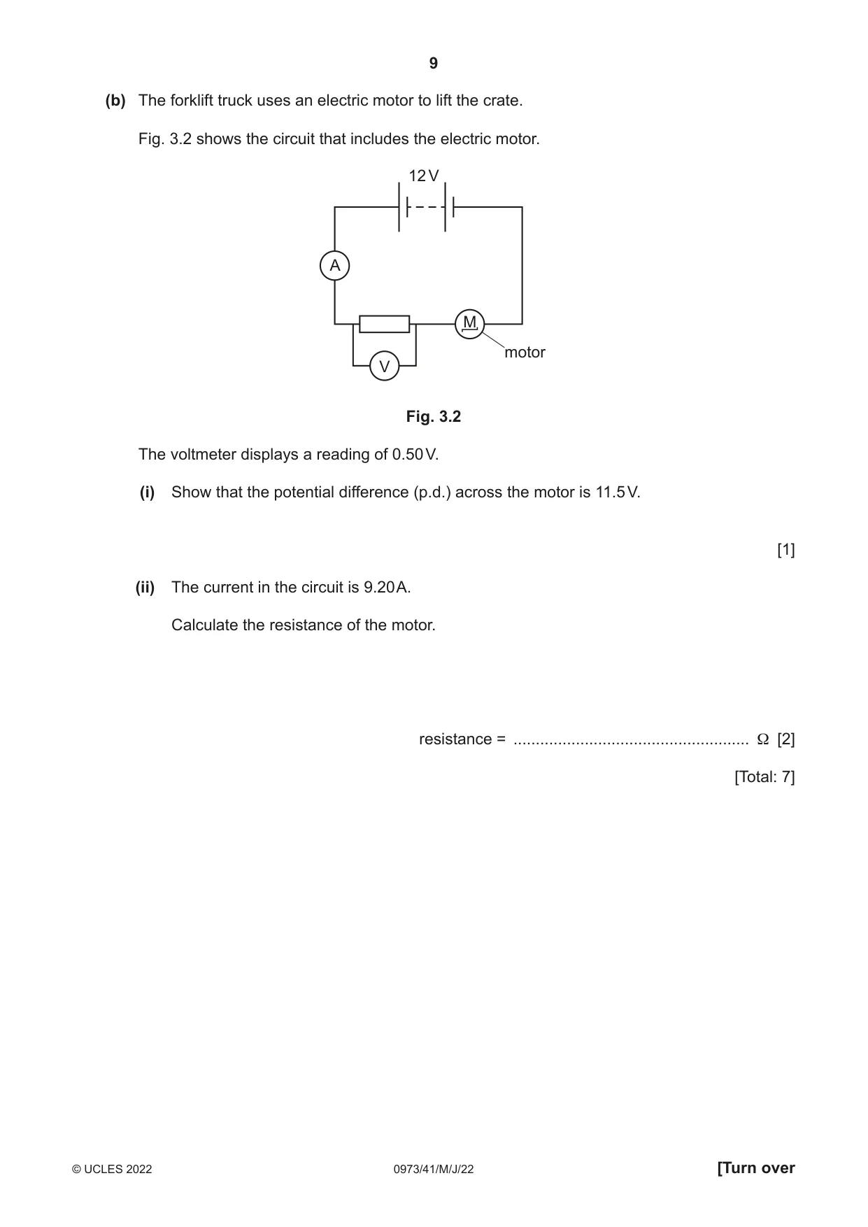 Cambridge IGCSE Sciences - Co-ordinated (9-1) 0973 2022 May/June Paper 4 · Variant 1 question paper, page 9 of 36