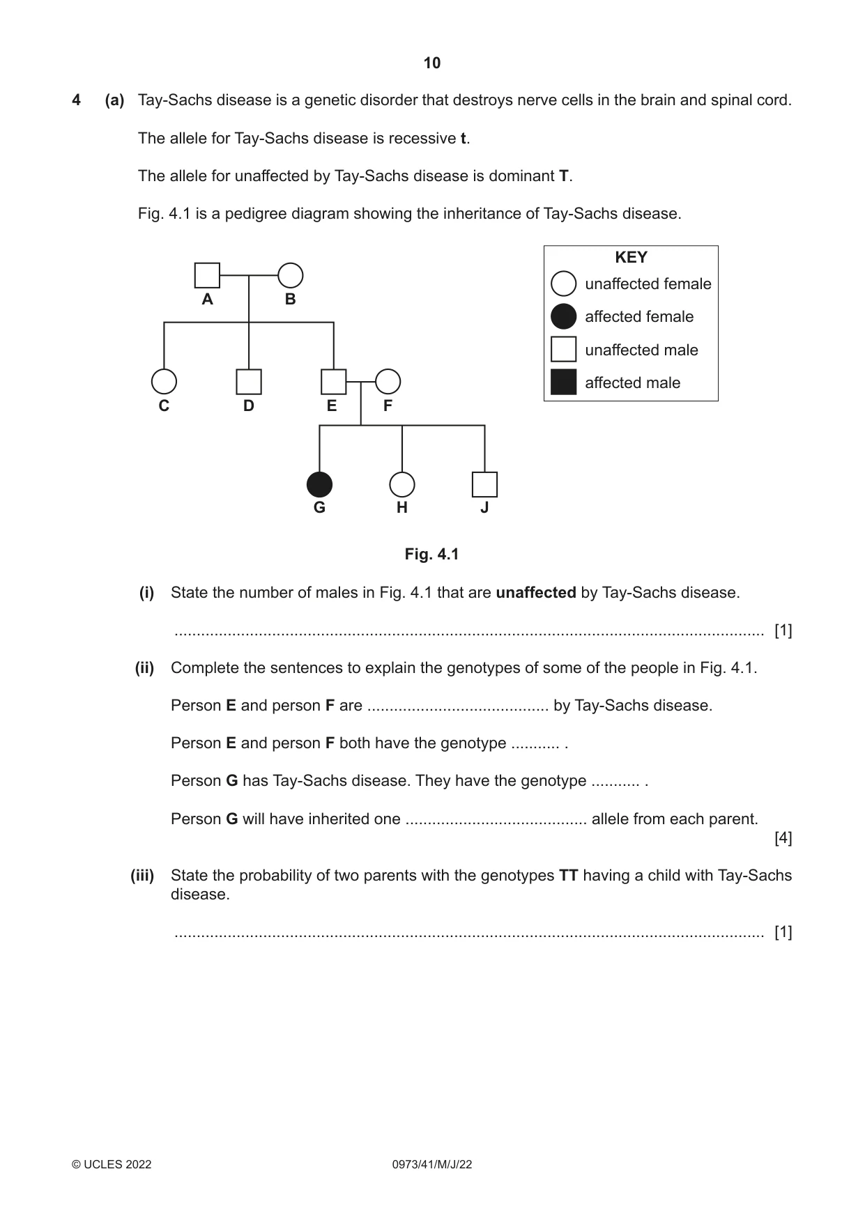 Cambridge IGCSE Sciences - Co-ordinated (9-1) 0973 2022 May/June Paper 4 · Variant 1 question paper, page 10 of 36