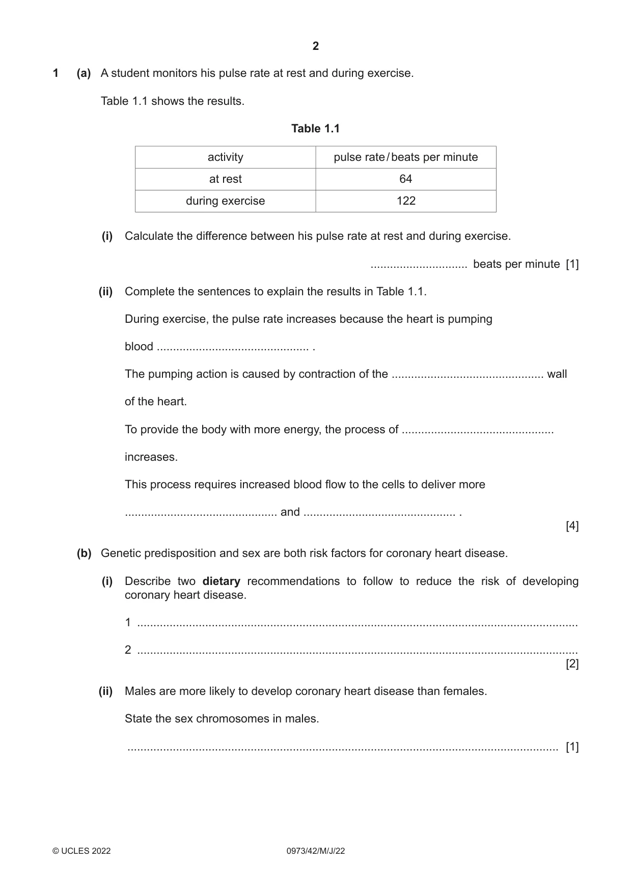 Cambridge IGCSE Sciences - Co-ordinated (9-1) 0973 2022 May/June Paper 4 · Variant 2 question paper, page 2 of 28