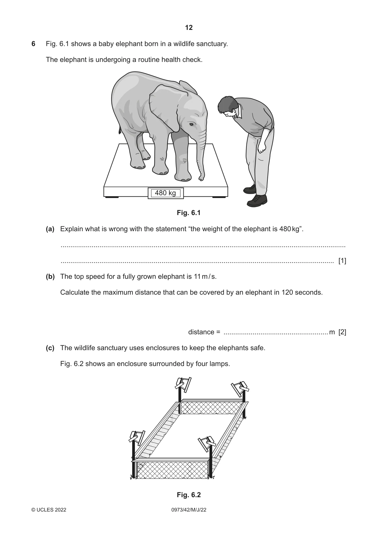 Cambridge IGCSE Sciences - Co-ordinated (9-1) 0973 2022 May/June Paper 4 · Variant 2 question paper, page 12 of 28