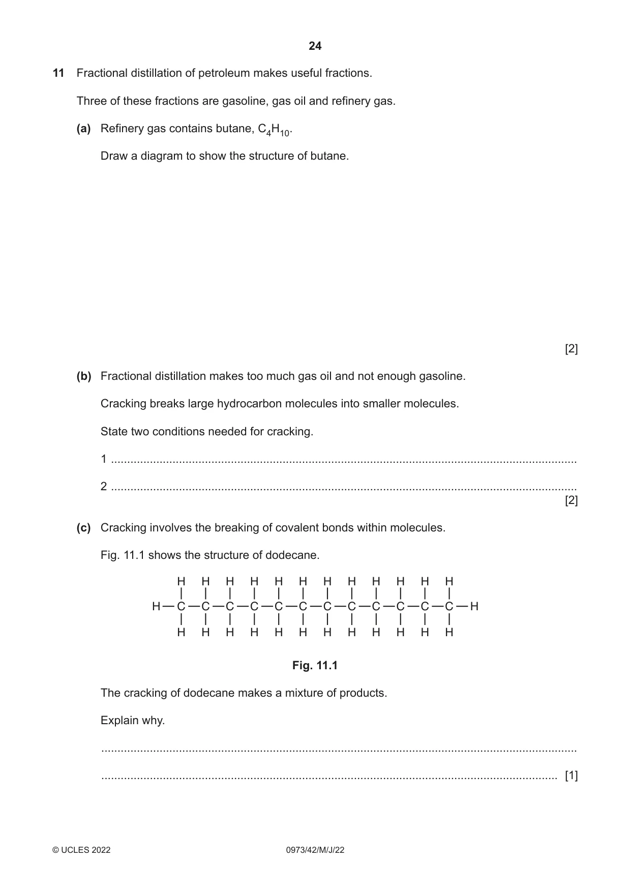 Cambridge IGCSE Sciences - Co-ordinated (9-1) 0973 2022 May/June Paper 4 · Variant 2 question paper, page 24 of 28