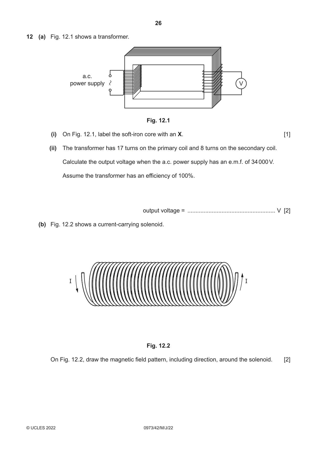 Cambridge IGCSE Sciences - Co-ordinated (9-1) 0973 2022 May/June Paper 4 · Variant 2 question paper, page 26 of 28