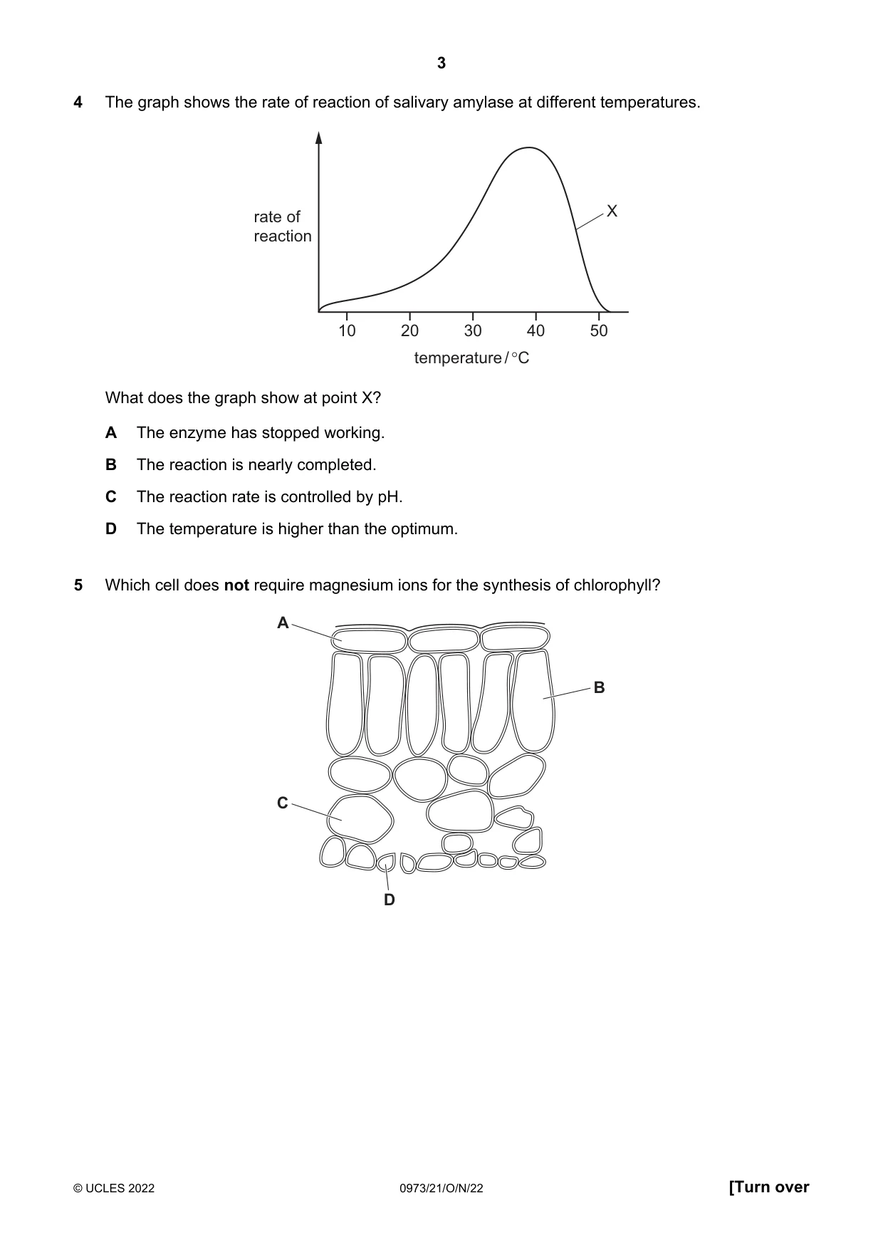 Cambridge IGCSE Sciences - Co-ordinated (9-1) 0973 2022 Oct/Nov Paper 2 · Variant 1 question paper, page 3 of 16