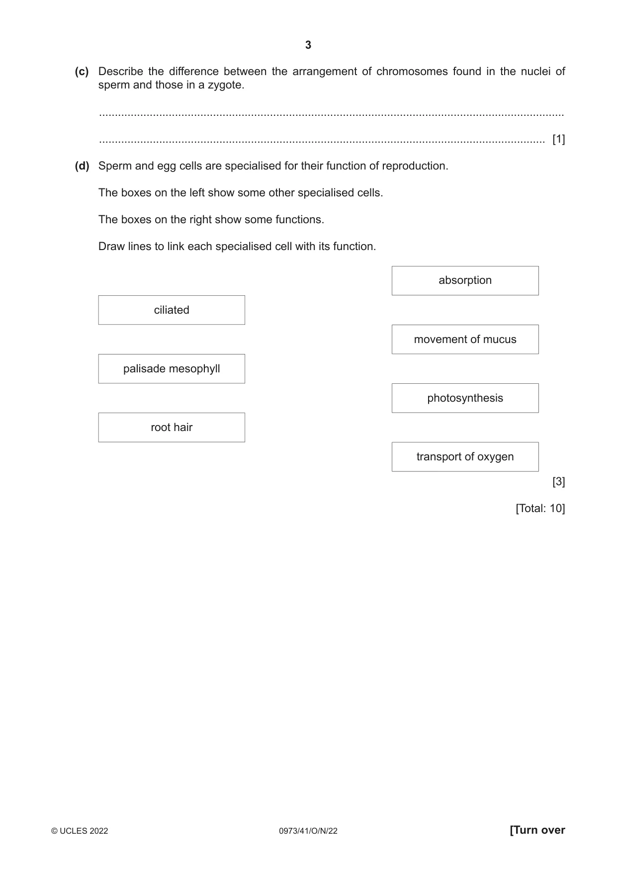 Cambridge IGCSE Sciences - Co-ordinated (9-1) 0973 2022 Oct/Nov Paper 4 · Variant 1 question paper, page 3 of 28