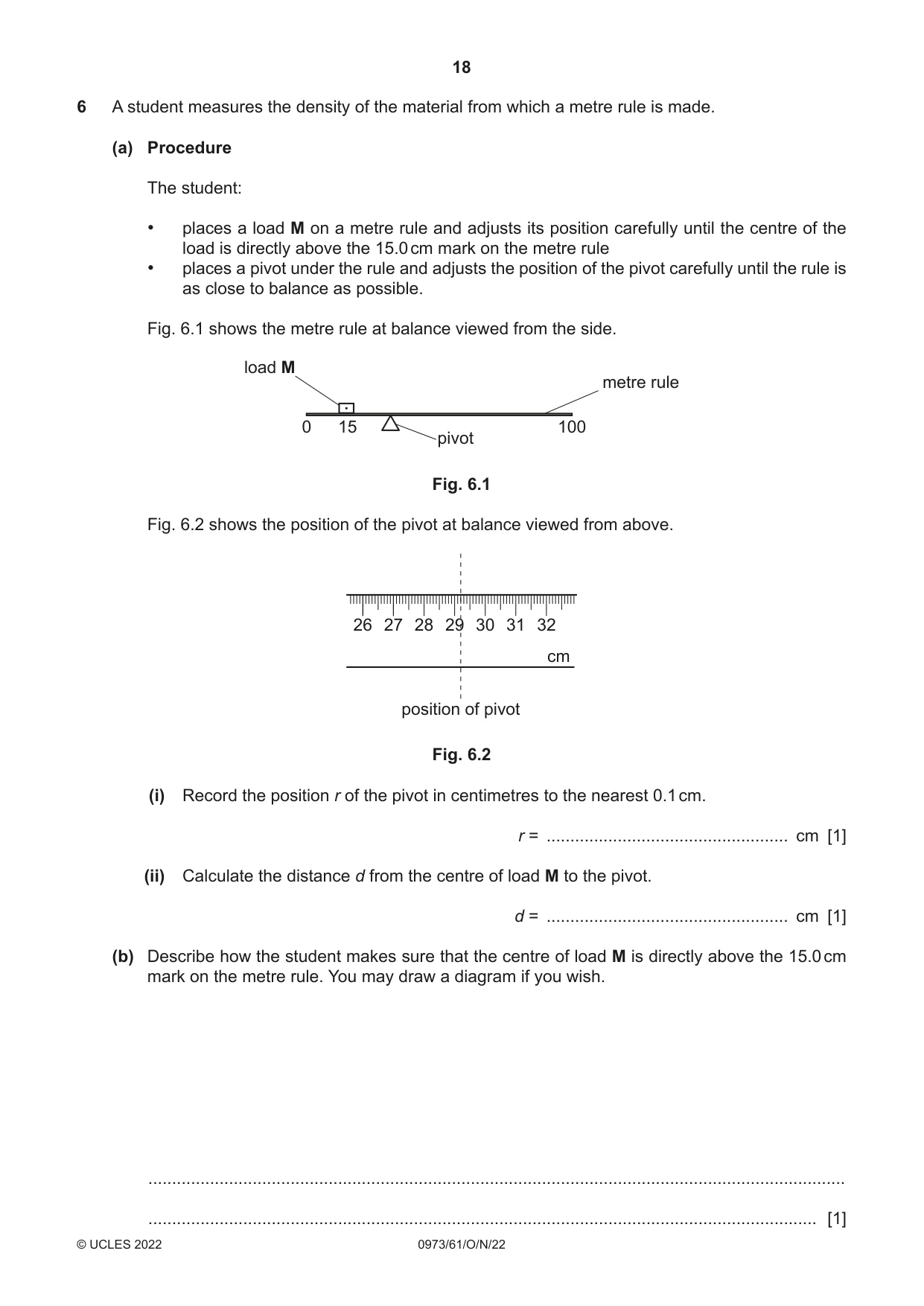 Cambridge IGCSE Sciences - Co-ordinated (9-1) 0973 2022 Oct/Nov Paper 6 · Variant 1 question paper, page 18 of 20
