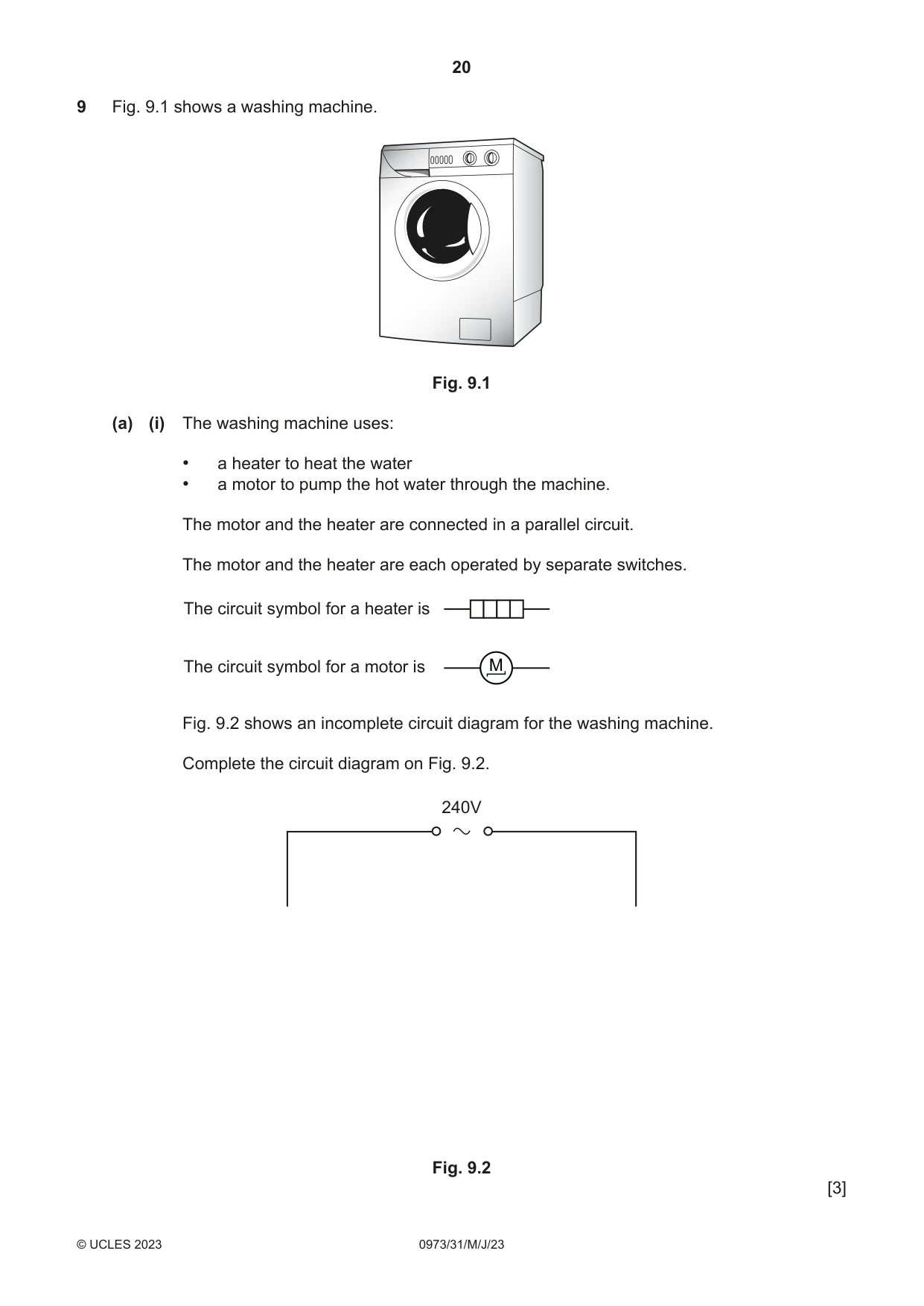 Cambridge IGCSE Sciences - Co-ordinated (9-1) 0973 2023 May/June Paper 3 · Variant 1 question paper, page 20 of 32