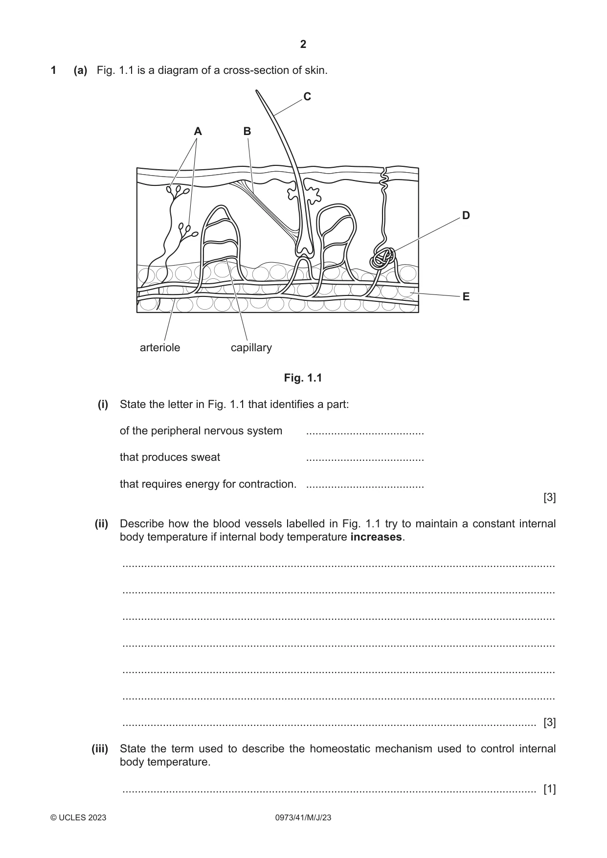 Cambridge IGCSE Sciences - Co-ordinated (9-1) 0973 2023 May/June Paper 4 · Variant 1 question paper, page 2 of 32
