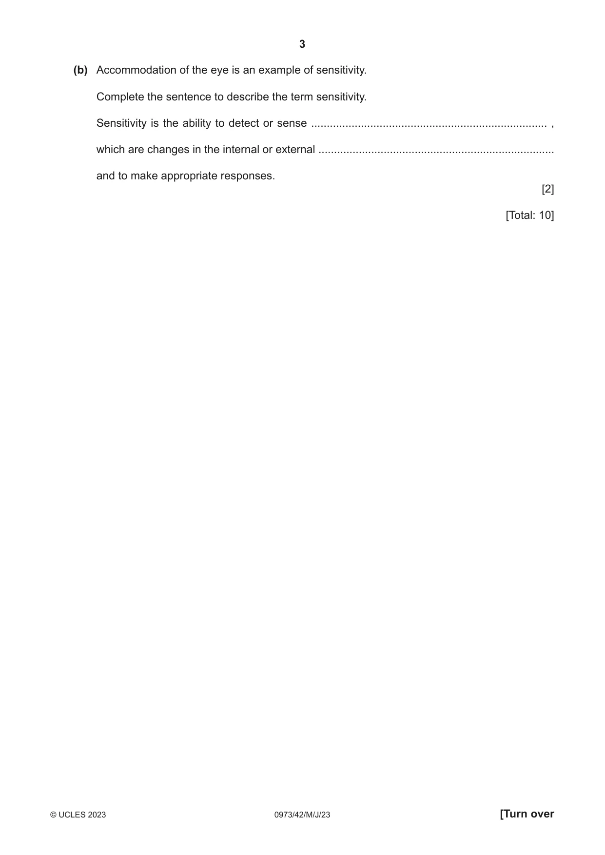 Cambridge IGCSE Sciences - Co-ordinated (9-1) 0973 2023 May/June Paper 4 · Variant 2 question paper, page 3 of 32