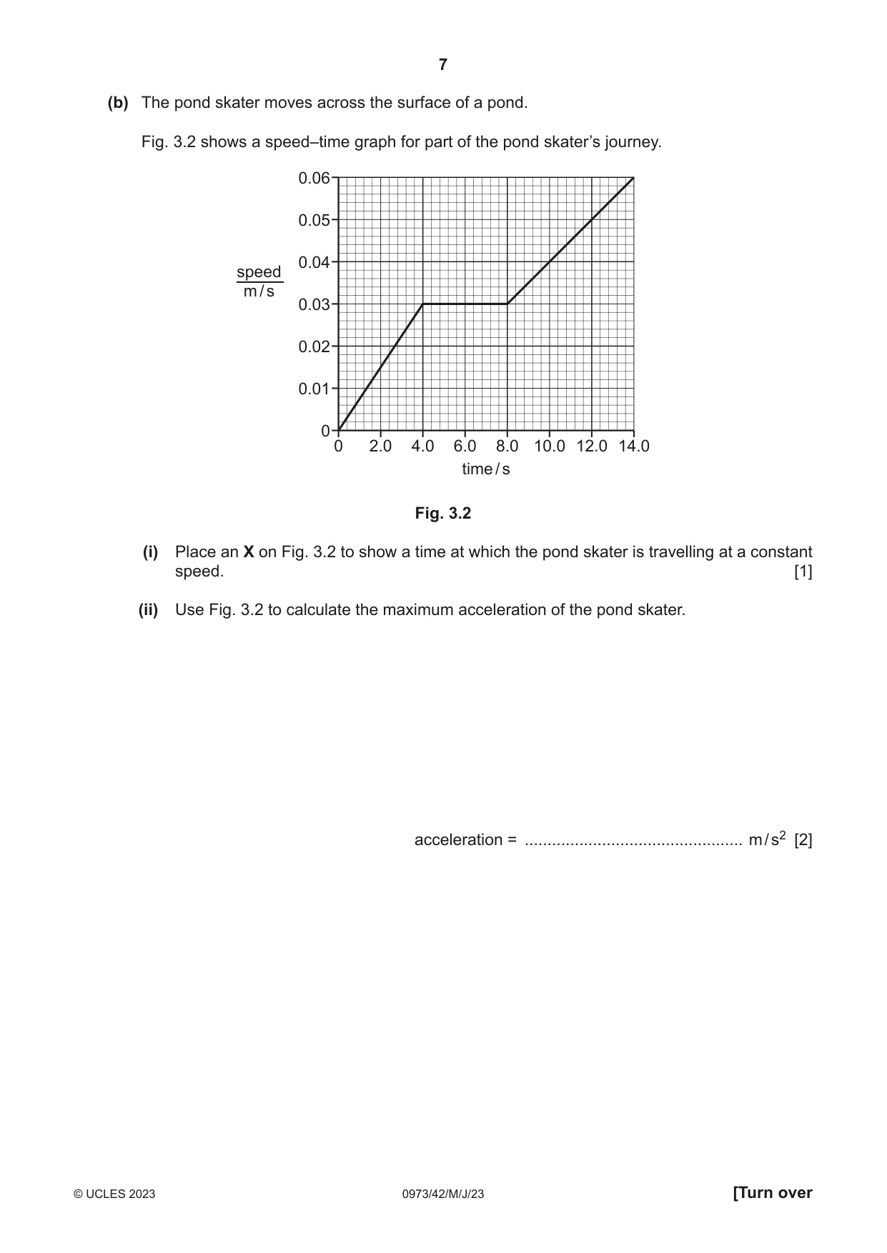 Cambridge IGCSE Sciences - Co-ordinated (9-1) 0973 2023 May/June Paper 4 · Variant 2 question paper, page 7 of 32
