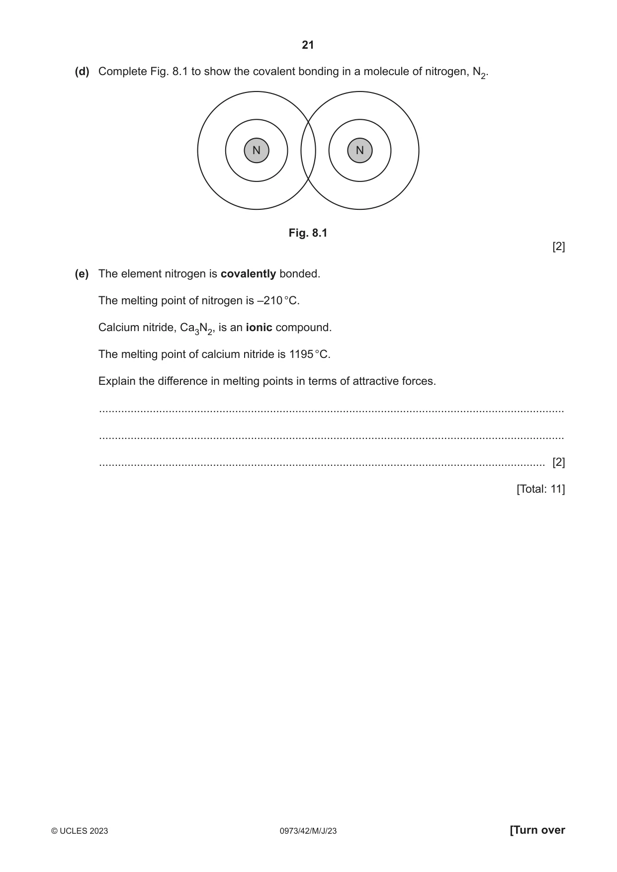 Cambridge IGCSE Sciences - Co-ordinated (9-1) 0973 2023 May/June Paper 4 · Variant 2 question paper, page 21 of 32