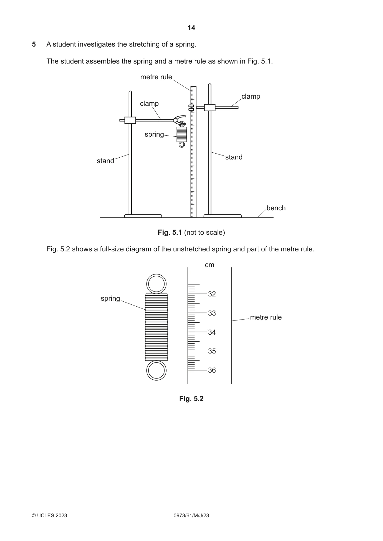 Cambridge IGCSE Sciences - Co-ordinated (9-1) 0973 2023 May/June Paper 6 · Variant 1 question paper, page 14 of 20