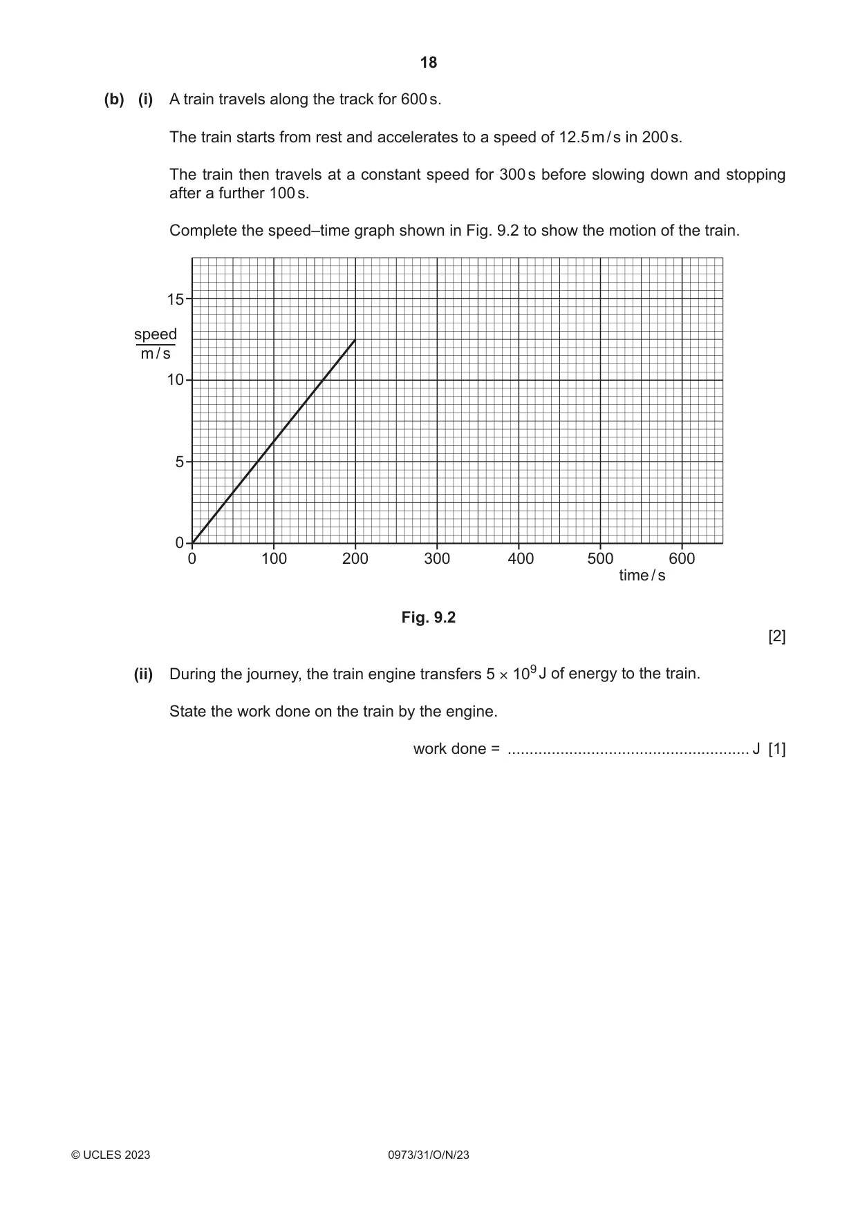 Cambridge IGCSE Sciences - Co-ordinated (9-1) 0973 2023 Oct/Nov Paper 3 · Variant 1 question paper, page 18 of 28