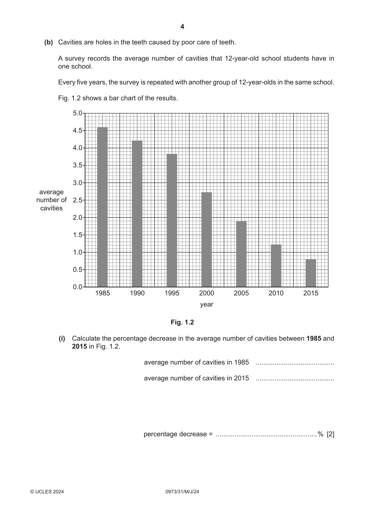 Cambridge IGCSE Sciences - Co-ordinated (9-1) 0973 2024 May/June Paper 3 · Variant 1 question paper, page 4 of 28