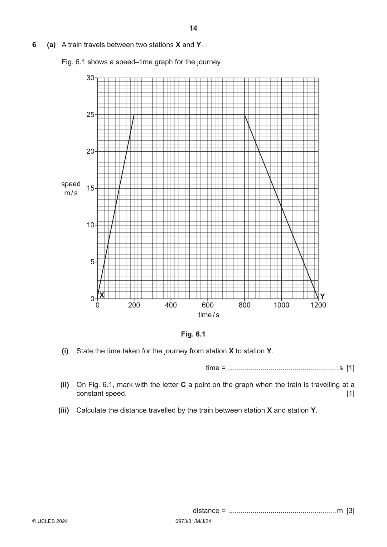 Cambridge IGCSE Sciences - Co-ordinated (9-1) 0973 2024 May/June Paper 3 · Variant 1 question paper, page 14 of 28