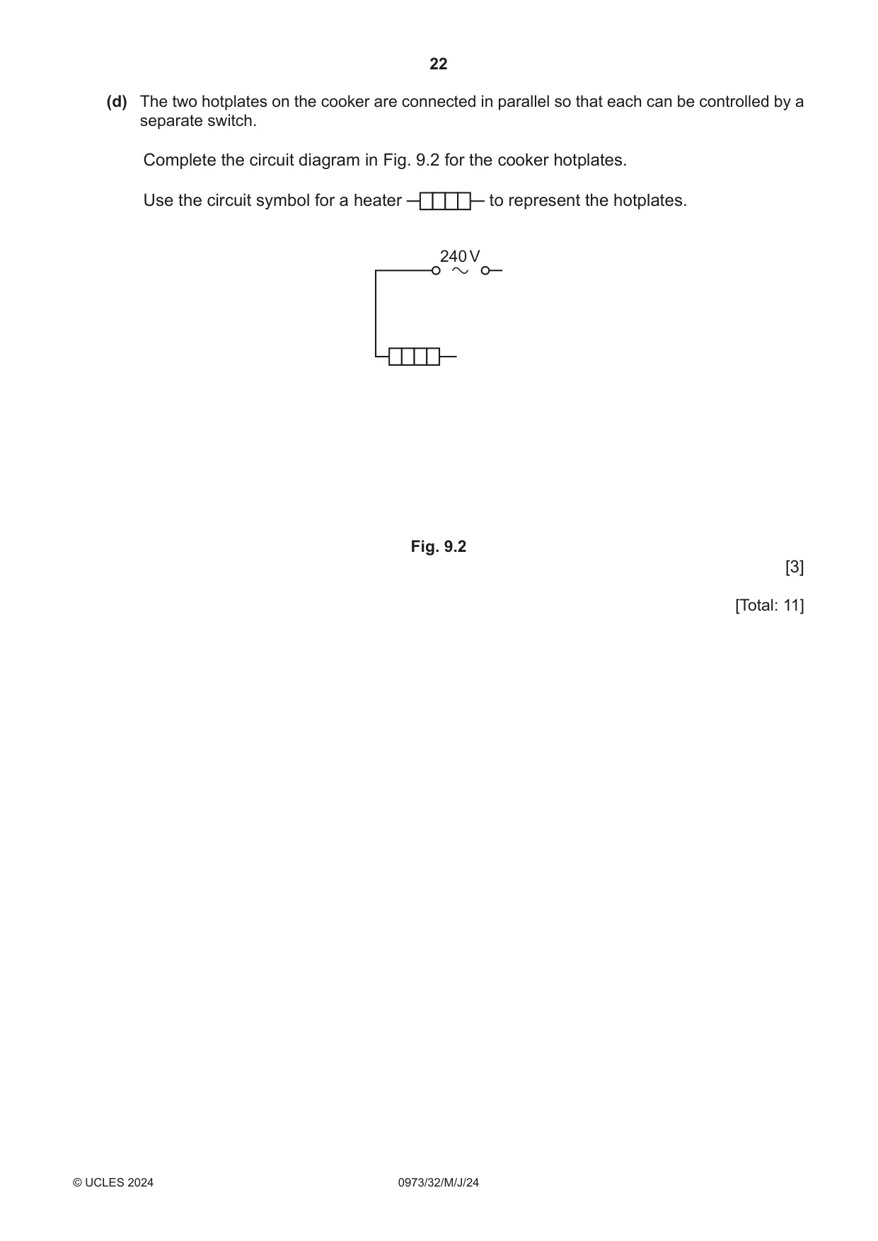 Cambridge IGCSE Sciences - Co-ordinated (9-1) 0973 2024 May/June Paper 3 · Variant 2 question paper, page 22 of 32