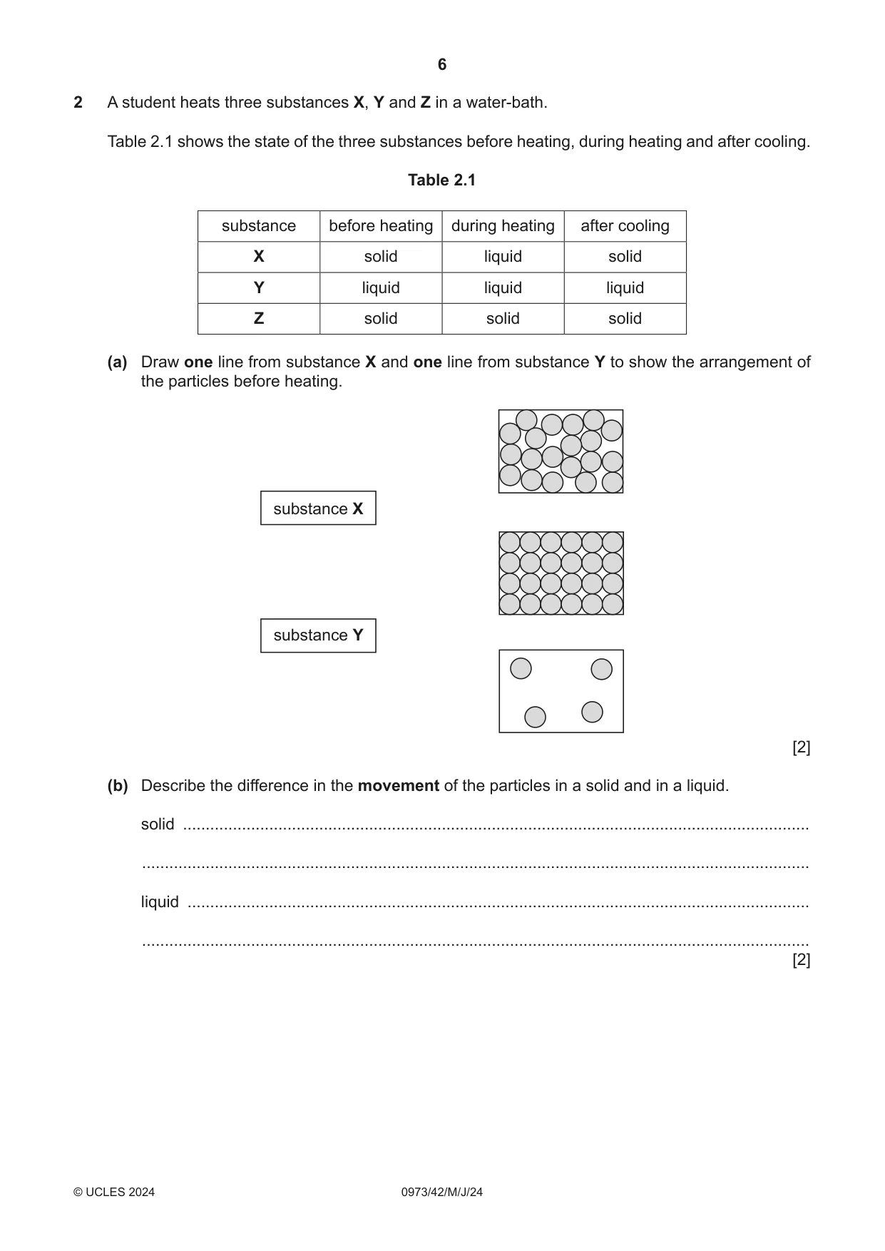 Cambridge IGCSE Sciences - Co-ordinated (9-1) 0973 2024 May/June Paper 4 · Variant 2 question paper, page 6 of 28