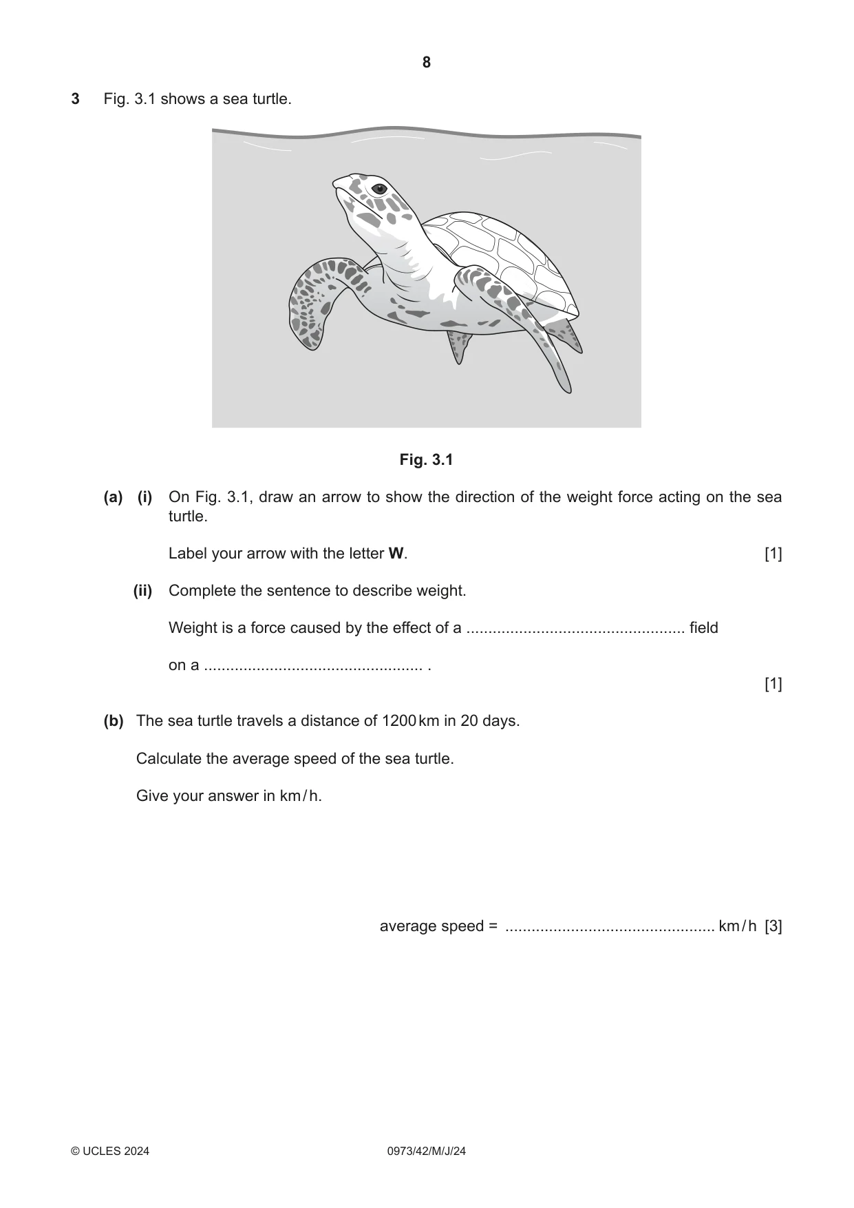 Cambridge IGCSE Sciences - Co-ordinated (9-1) 0973 2024 May/June Paper 4 · Variant 2 question paper, page 8 of 28