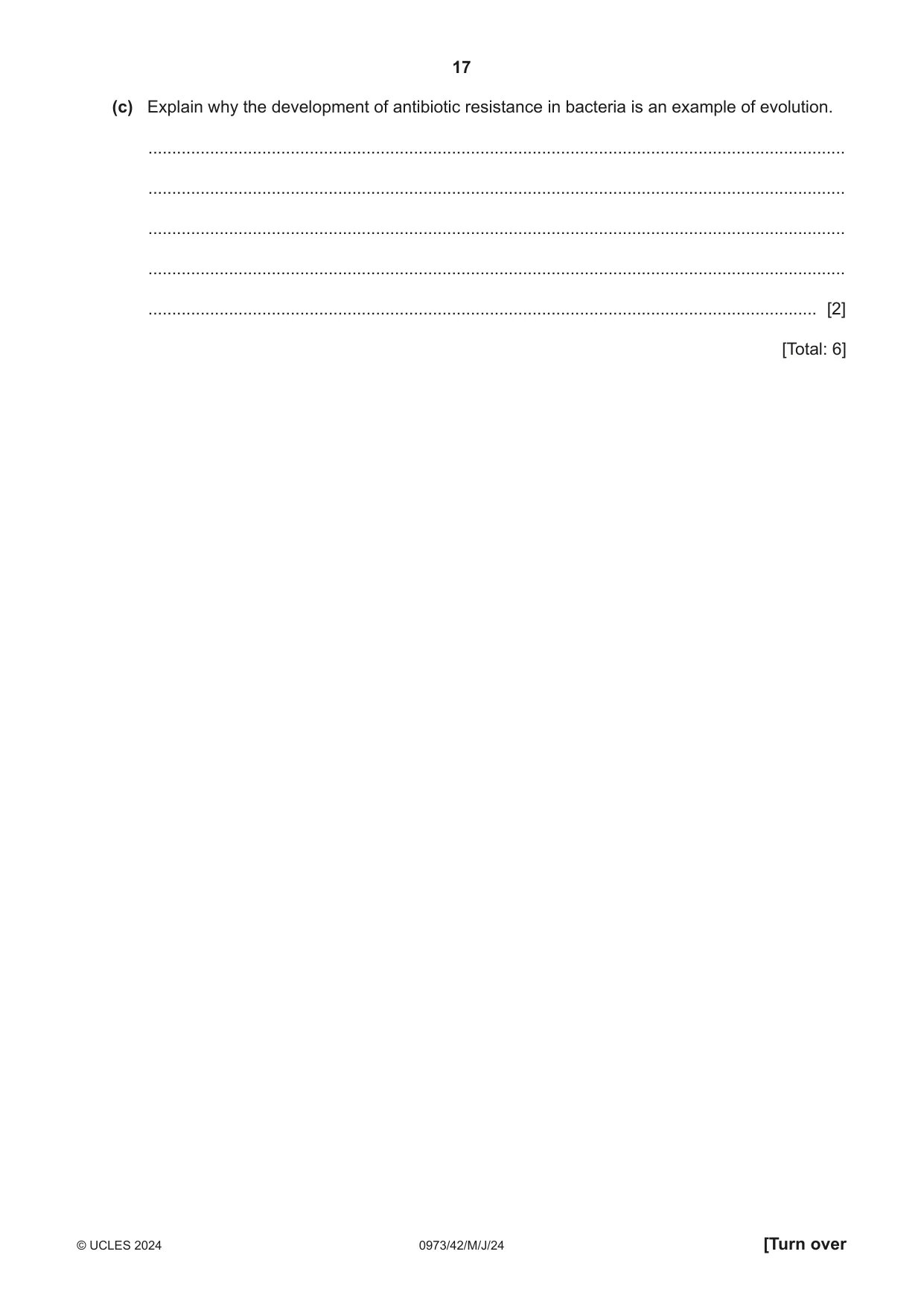 Cambridge IGCSE Sciences - Co-ordinated (9-1) 0973 2024 May/June Paper 4 · Variant 2 question paper, page 17 of 28