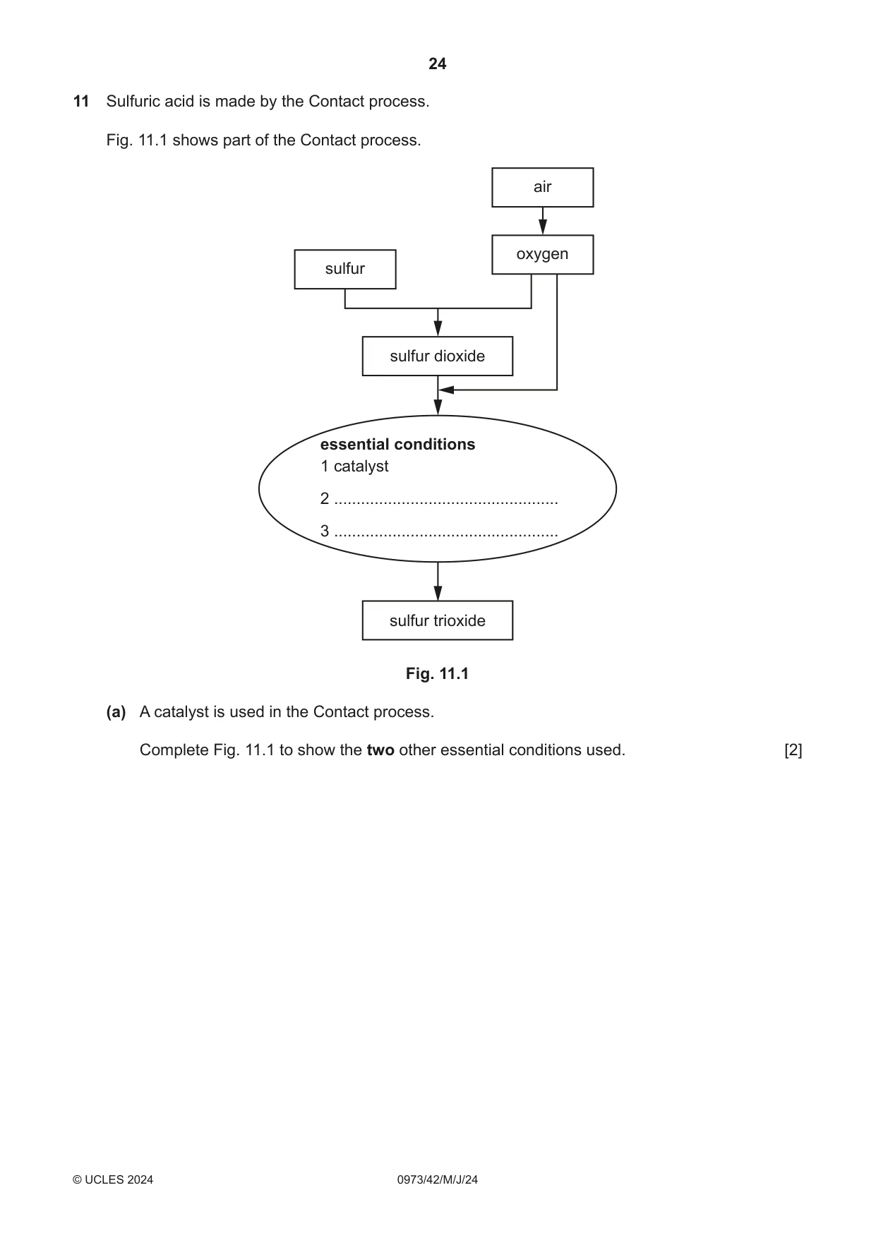 Cambridge IGCSE Sciences - Co-ordinated (9-1) 0973 2024 May/June Paper 4 · Variant 2 question paper, page 24 of 28
