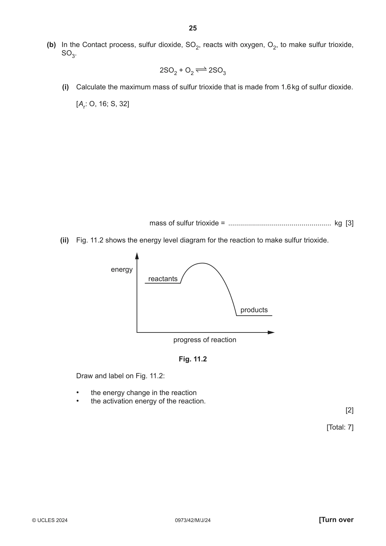 Cambridge IGCSE Sciences - Co-ordinated (9-1) 0973 2024 May/June Paper 4 · Variant 2 question paper, page 25 of 28