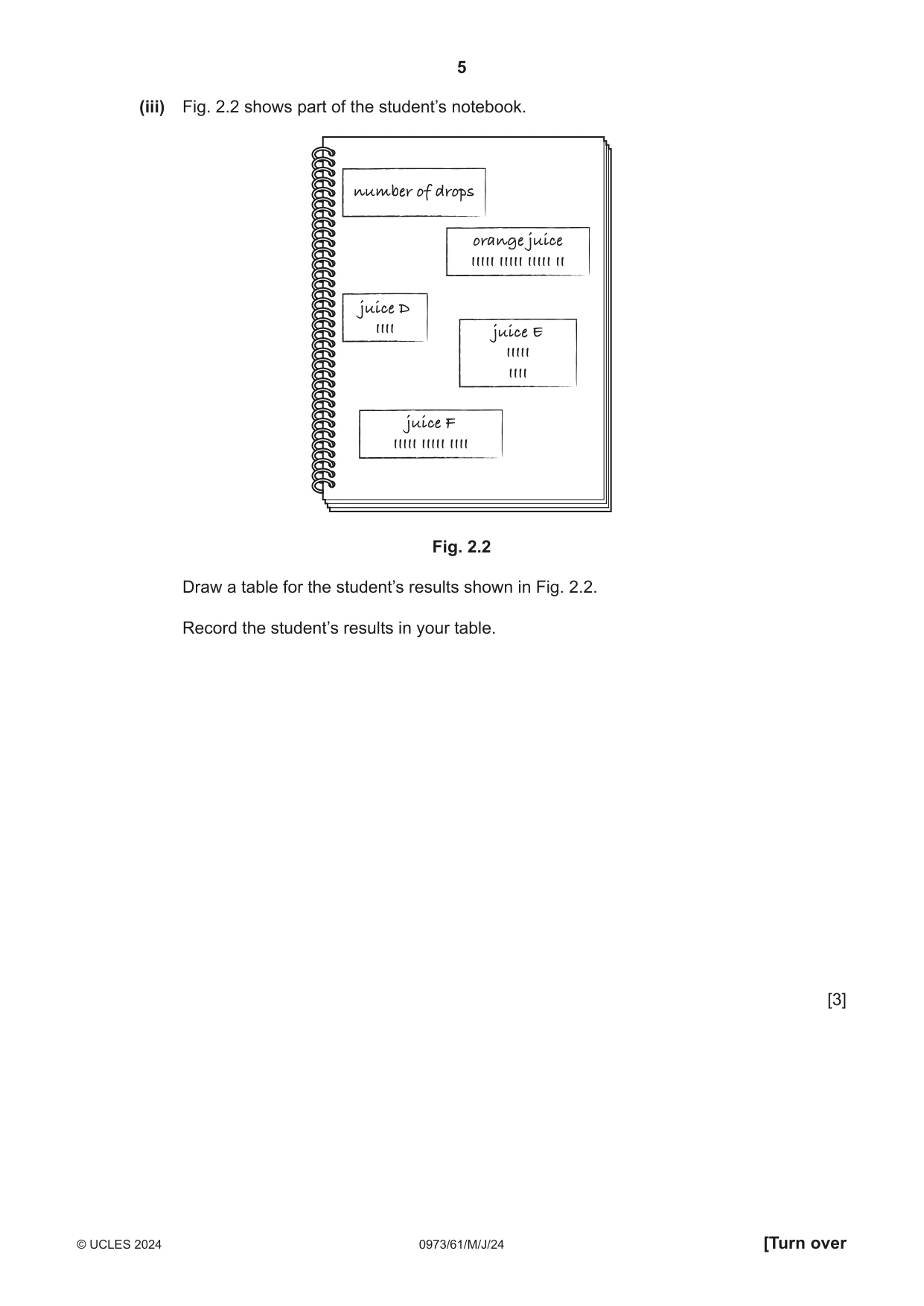 Cambridge IGCSE Sciences - Co-ordinated (9-1) 0973 2024 May/June Paper 6 · Variant 1 question paper, page 5 of 20