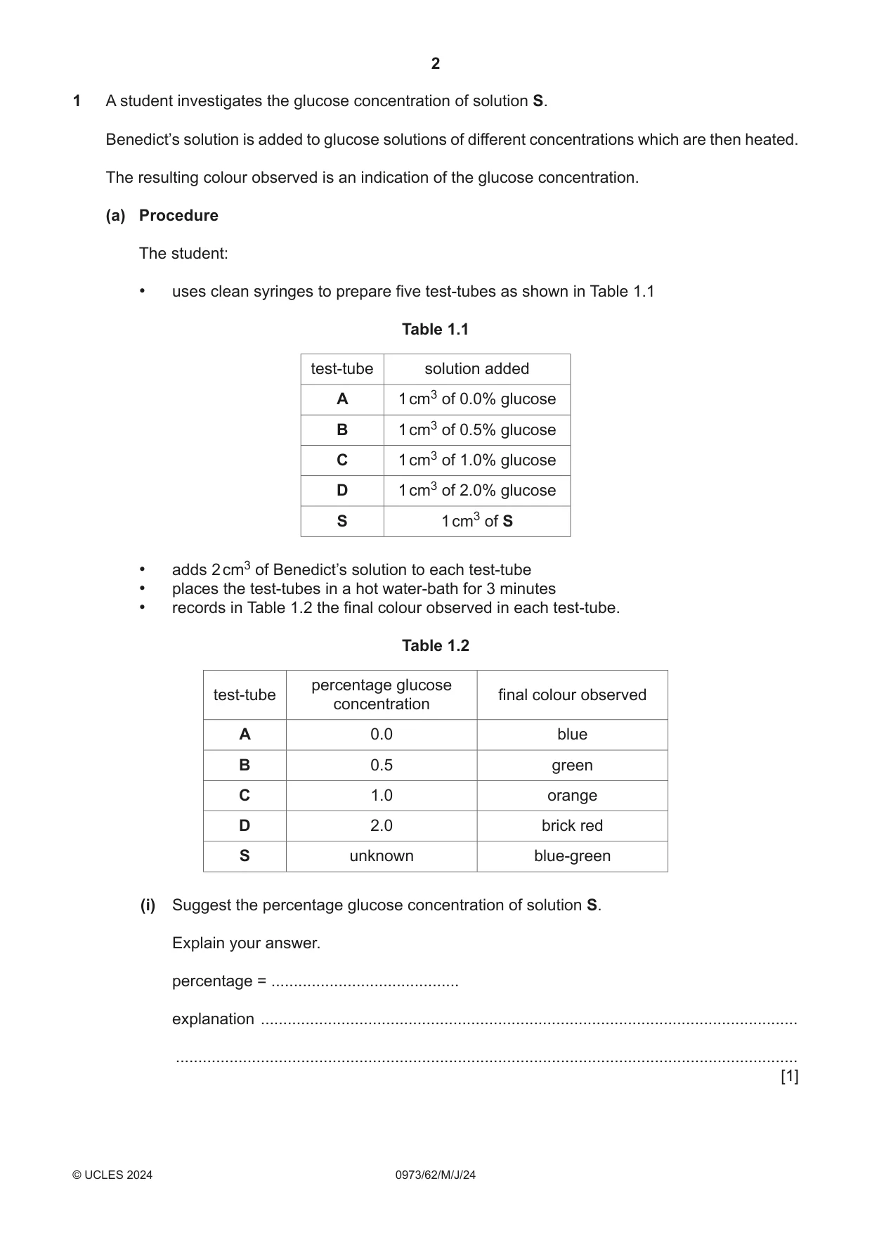 Cambridge IGCSE Sciences - Co-ordinated (9-1) 0973 2024 May/June Paper 6 · Variant 2 question paper, page 2 of 20