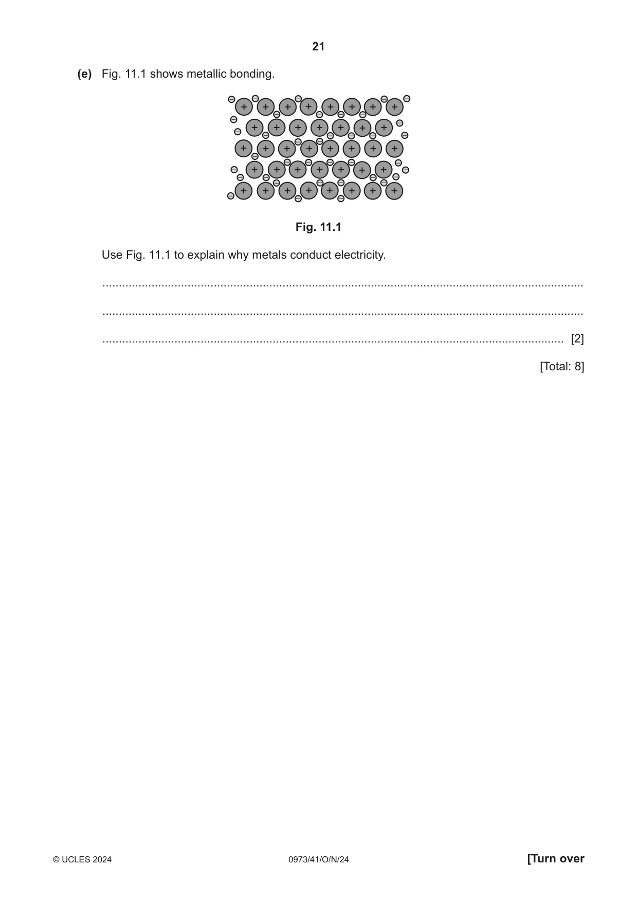 Cambridge IGCSE Sciences - Co-ordinated (9-1) 0973 2024 Oct/Nov Paper 4 · Variant 1 question paper, page 21 of 24
