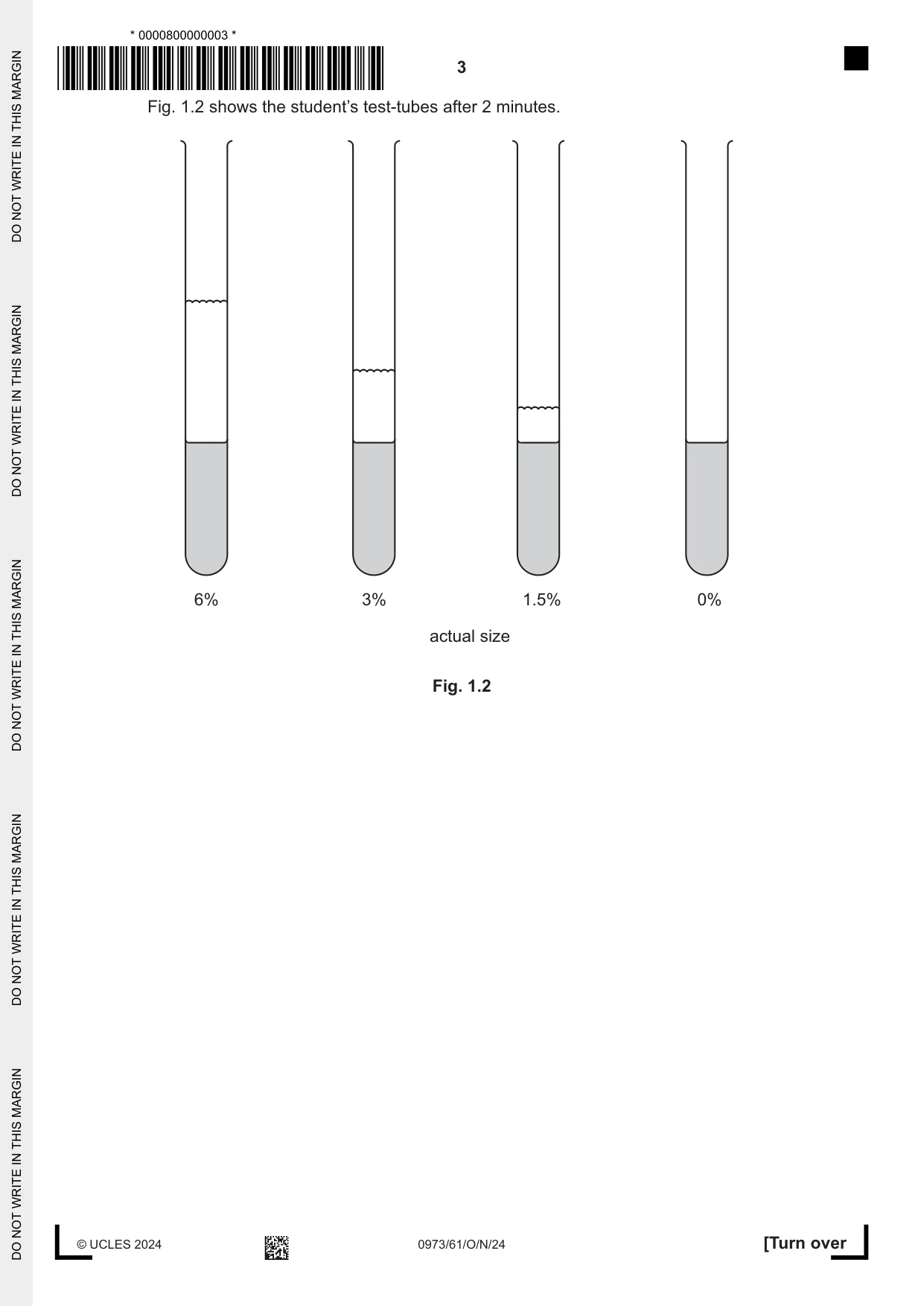 Cambridge IGCSE Sciences - Co-ordinated (9-1) 0973 2024 Oct/Nov Paper 6 · Variant 1 question paper, page 3 of 24
