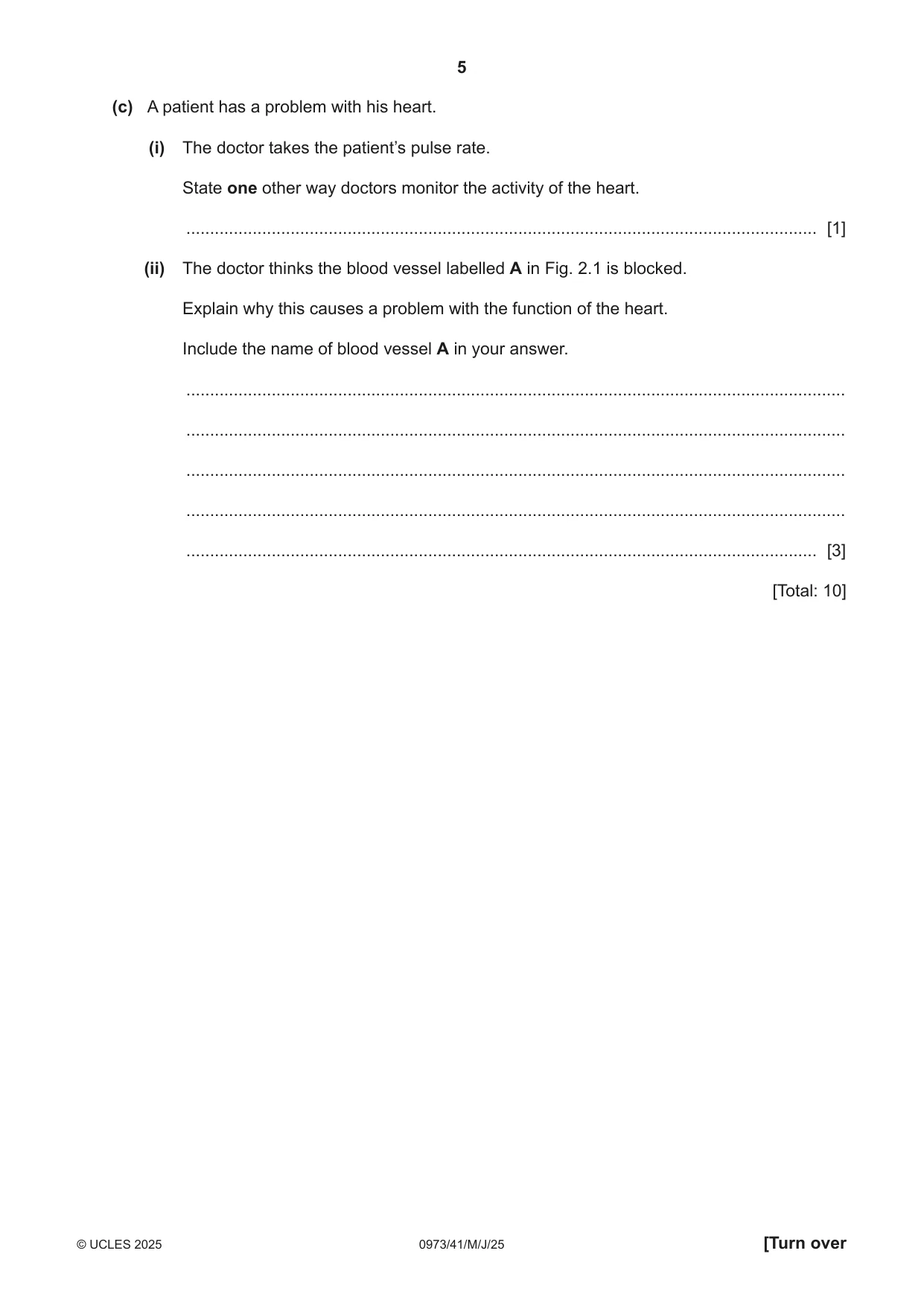 Cambridge IGCSE Sciences - Co-ordinated (9-1) 0973 2025 May/June Paper 4 · Variant 1 question paper, page 5 of 32