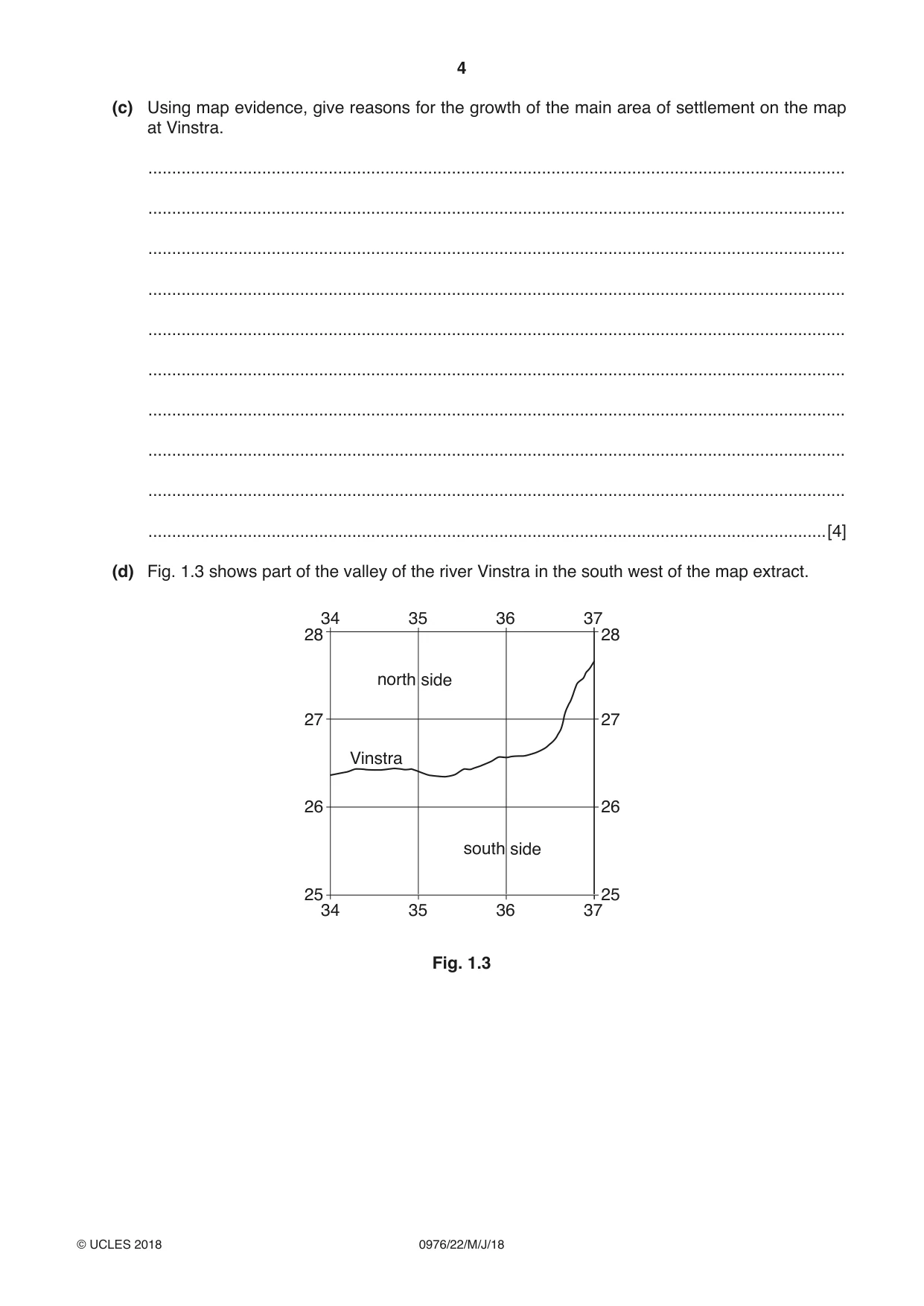 Cambridge IGCSE Geography (9-1) 0976 2018 May/June Paper 2 · Variant 2 question paper, page 4 of 20