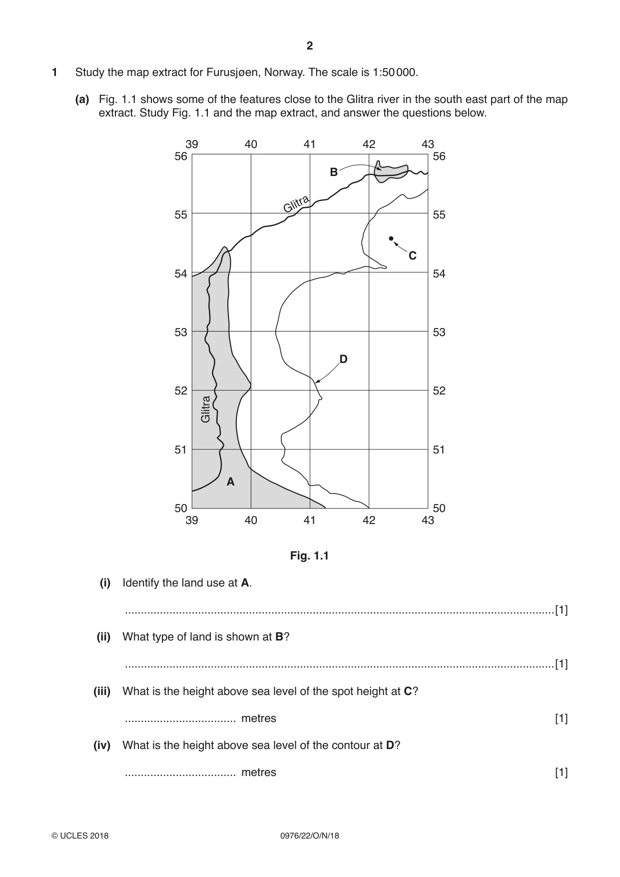 Cambridge IGCSE Geography (9-1) 0976 2018 Oct/Nov Paper 2 · Variant 2 question paper, page 2 of 20