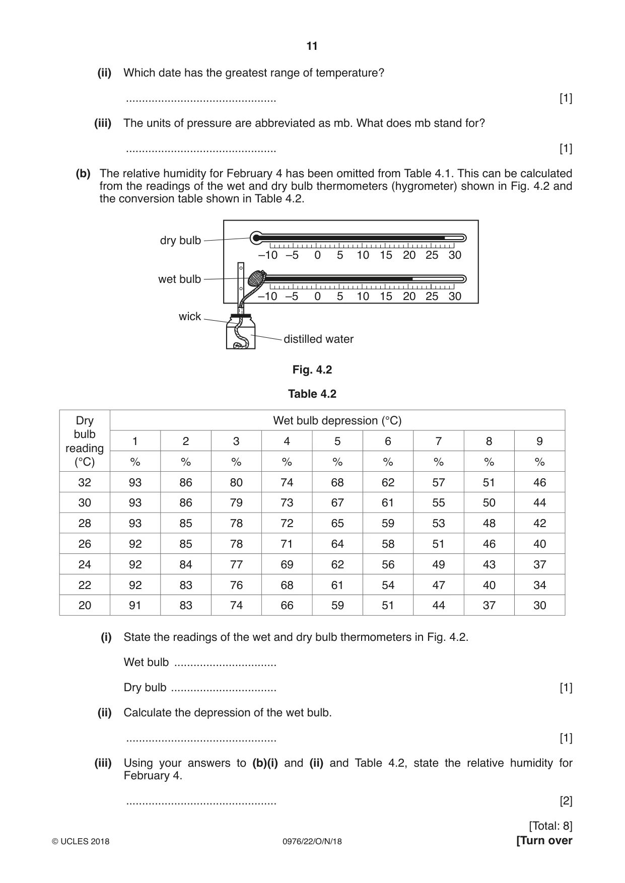 Cambridge IGCSE Geography (9-1) 0976 2018 Oct/Nov Paper 2 · Variant 2 question paper, page 11 of 20