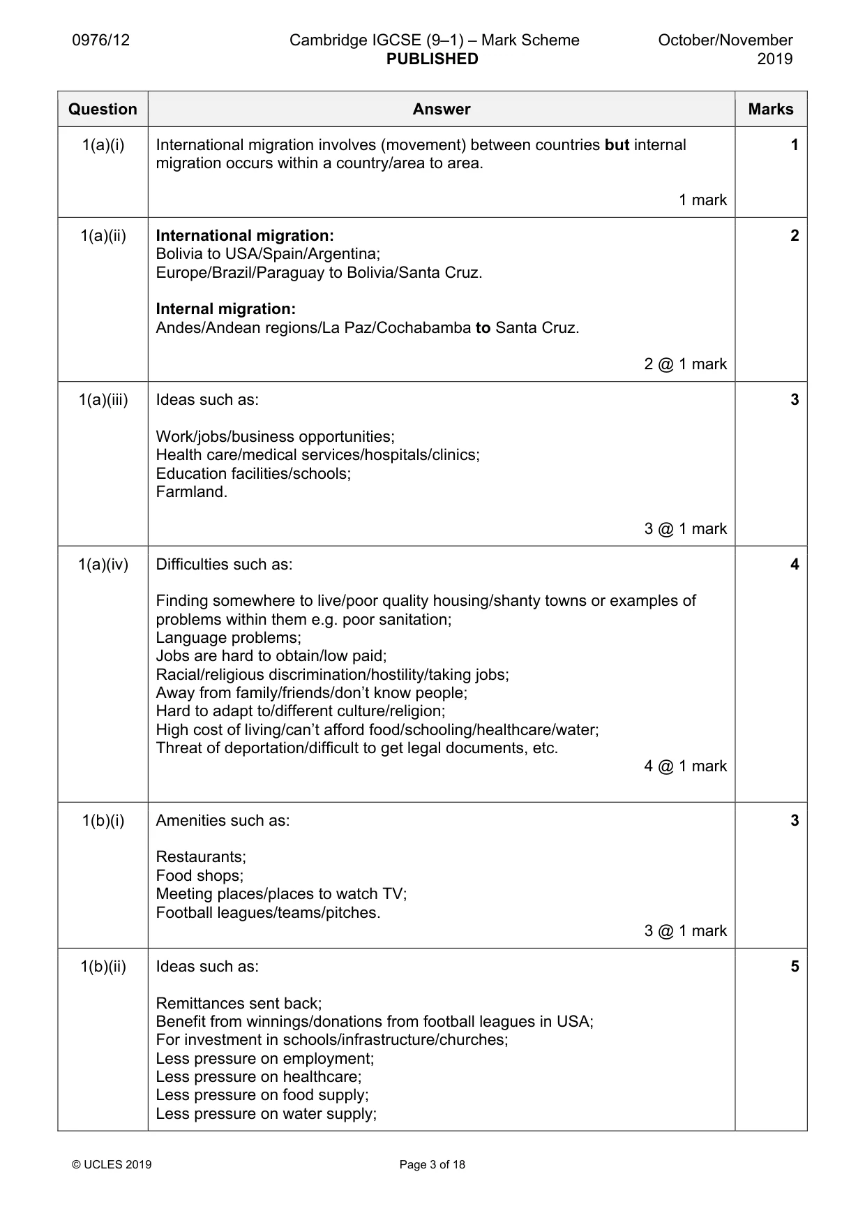 Mark scheme, page 3 of 18