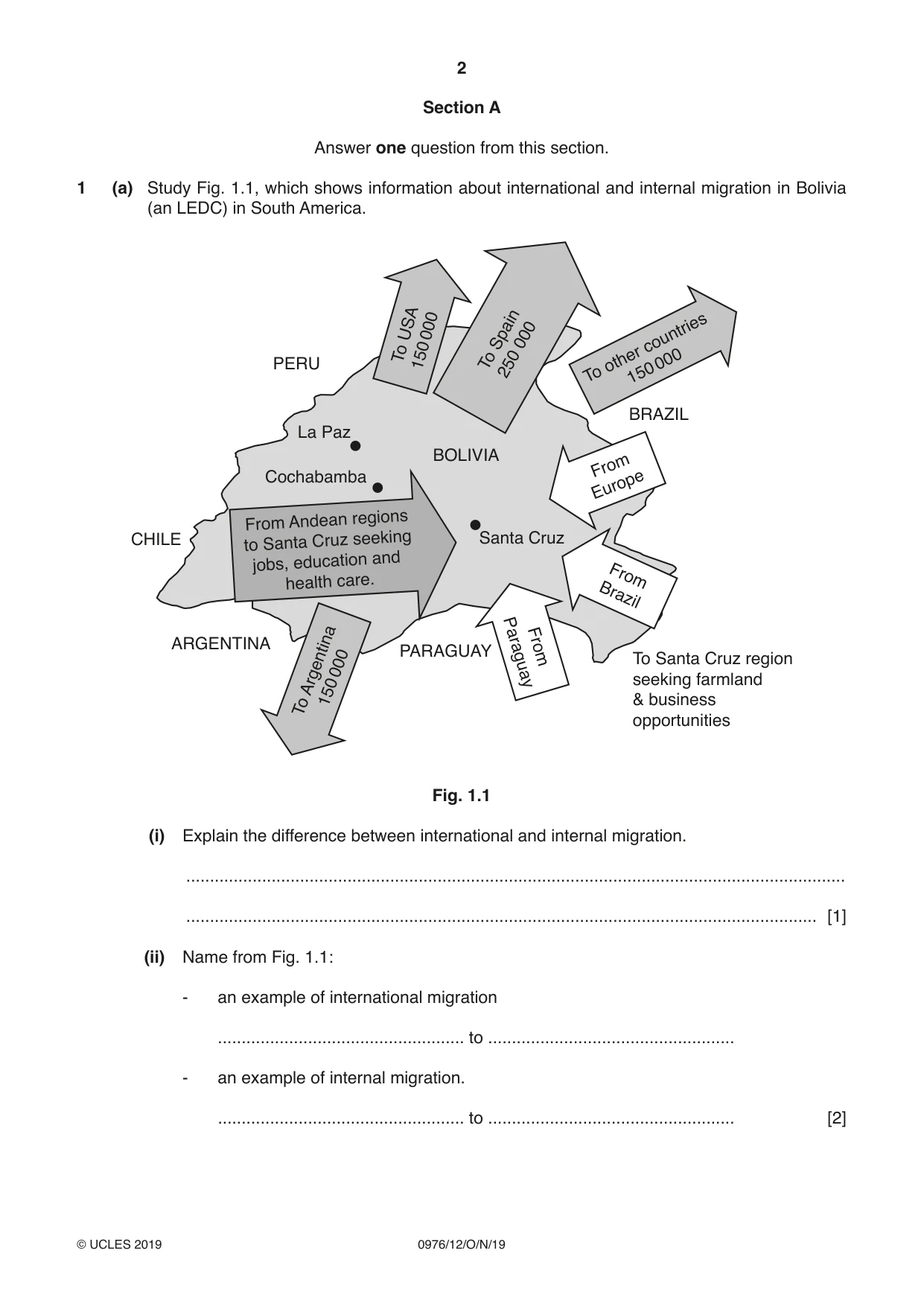 Cambridge IGCSE Geography (9-1) 0976 2019 Oct/Nov Paper 1 · Variant 2 question paper, page 2 of 32