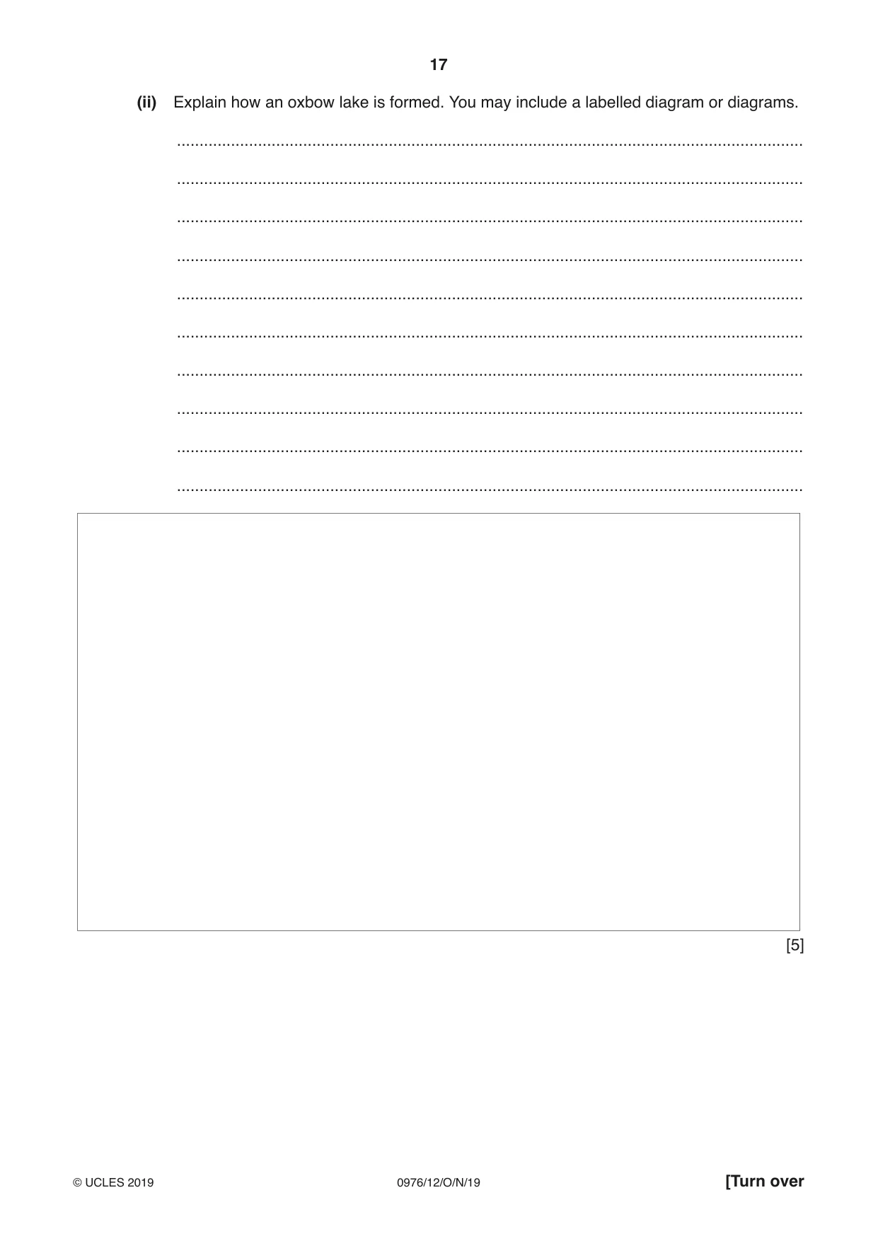 Cambridge IGCSE Geography (9-1) 0976 2019 Oct/Nov Paper 1 · Variant 2 question paper, page 17 of 32