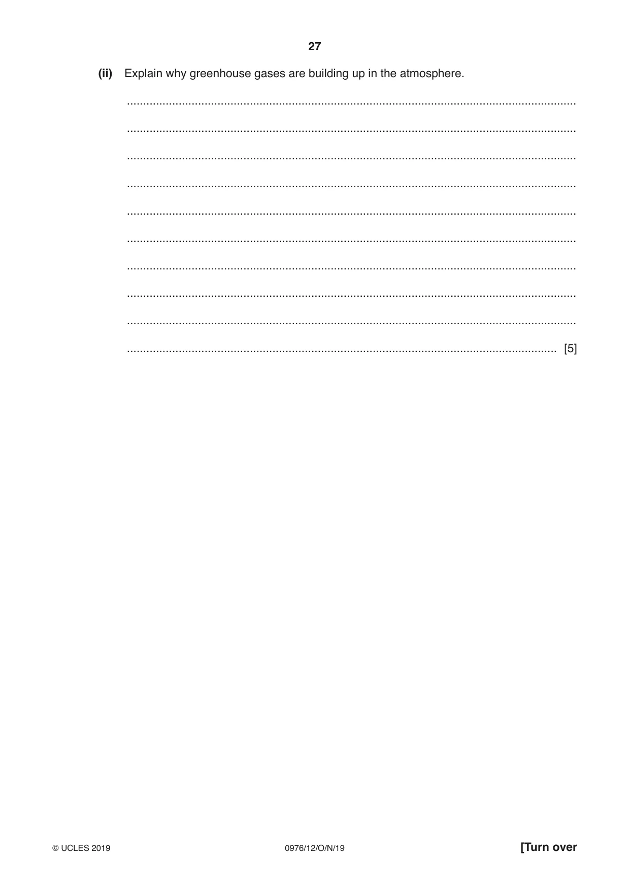 Cambridge IGCSE Geography (9-1) 0976 2019 Oct/Nov Paper 1 · Variant 2 question paper, page 27 of 32
