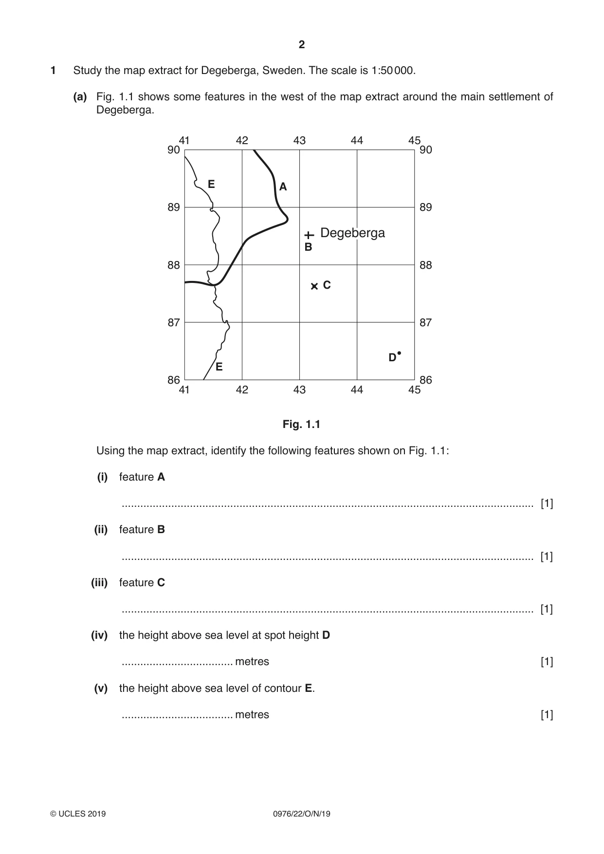 Cambridge IGCSE Geography (9-1) 0976 2019 Oct/Nov Paper 2 · Variant 2 question paper, page 2 of 20