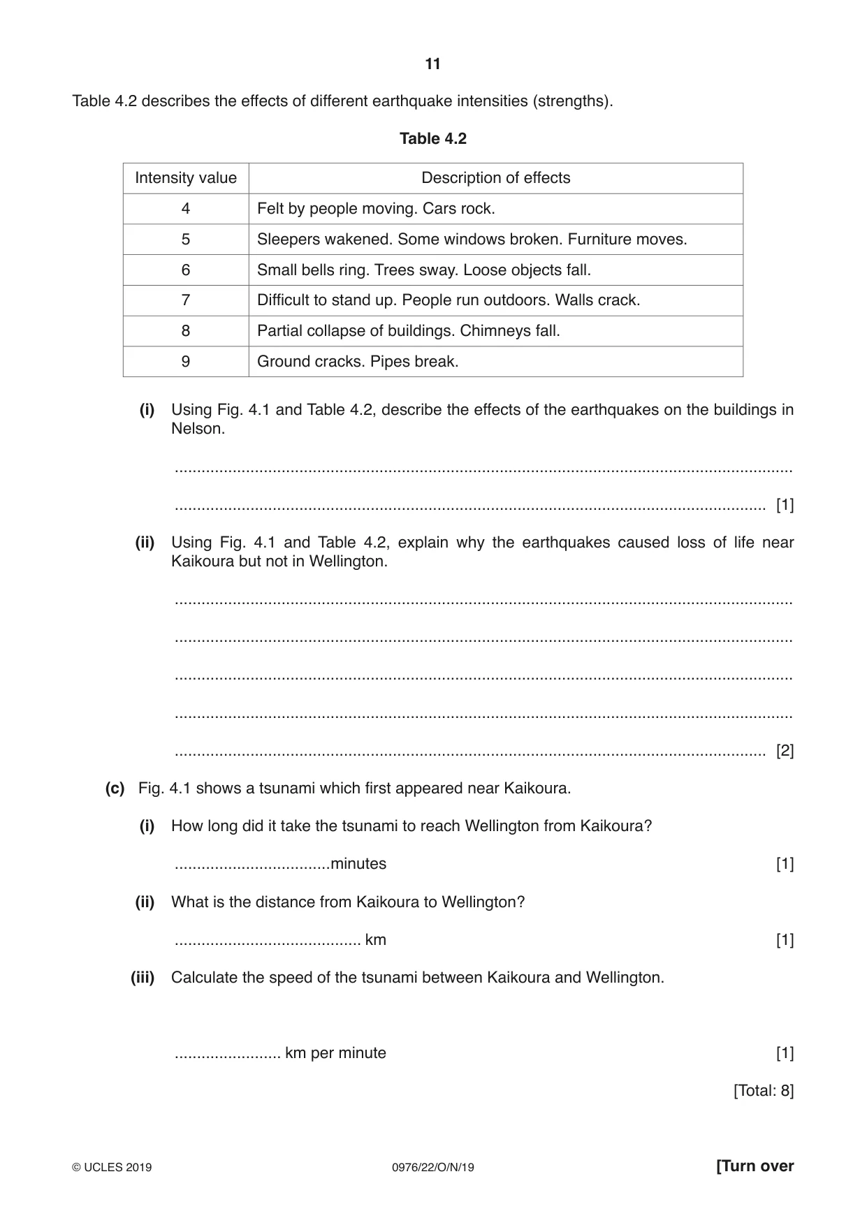 Cambridge IGCSE Geography (9-1) 0976 2019 Oct/Nov Paper 2 · Variant 2 question paper, page 11 of 20