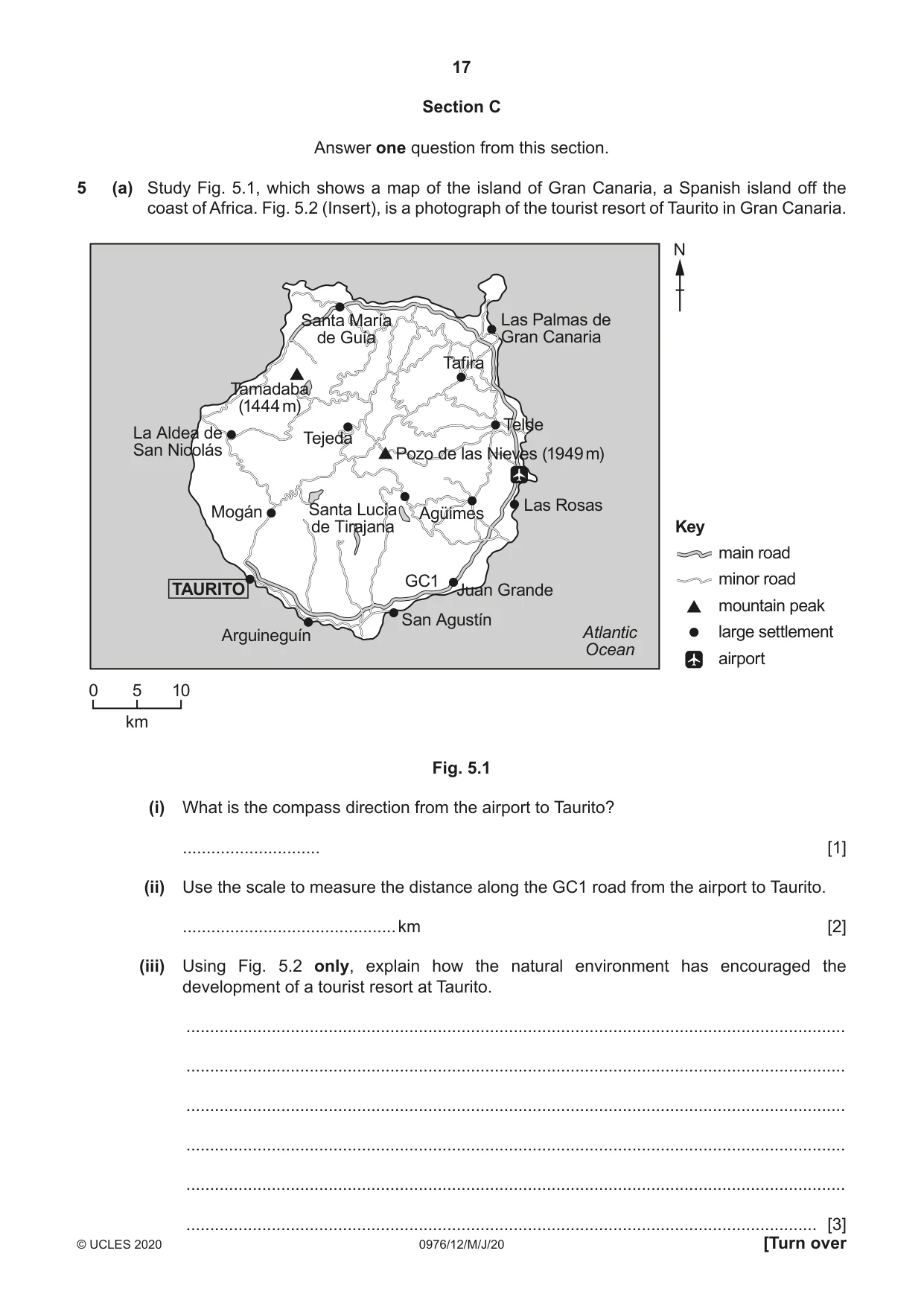 Cambridge IGCSE Geography (9-1) 0976 2020 May/June Paper 1 · Variant 2 question paper, page 17 of 28