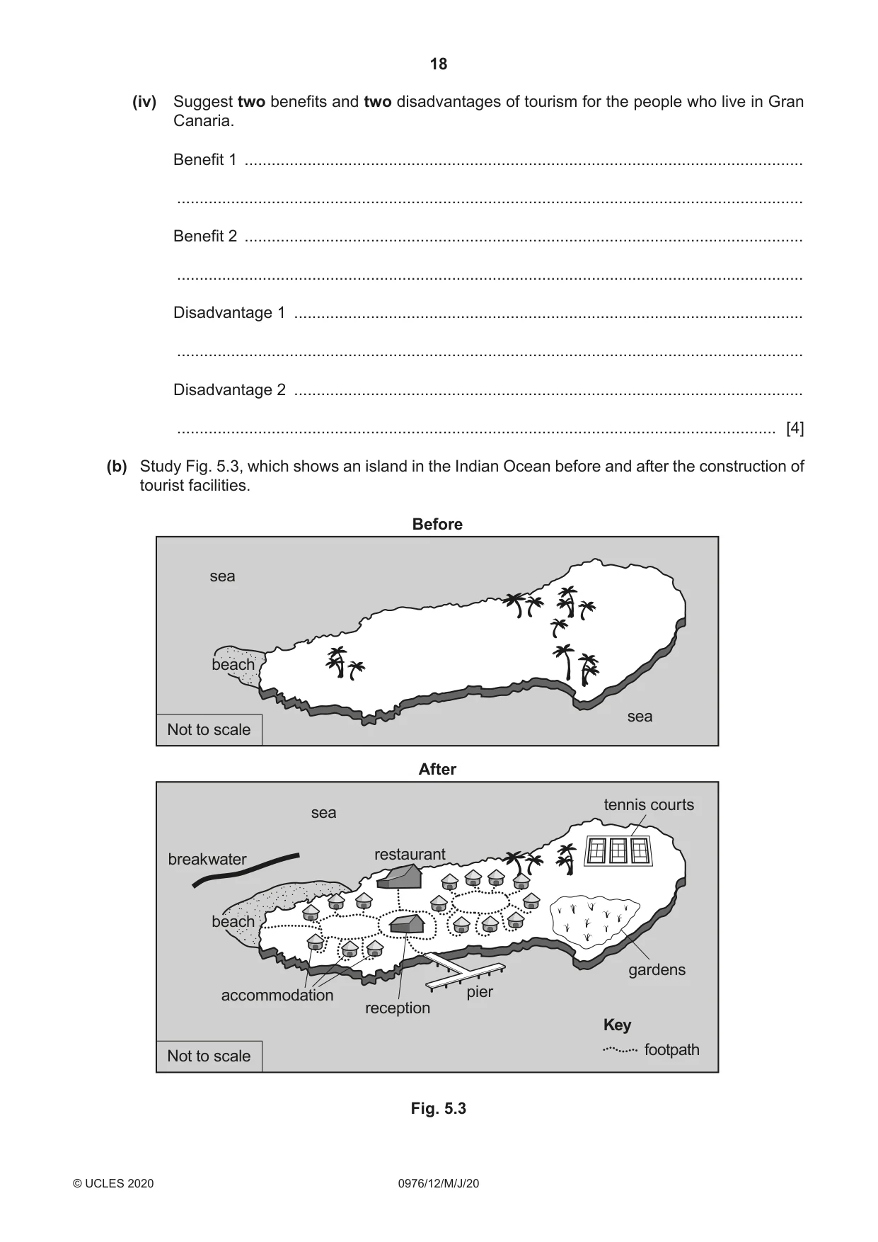 Cambridge IGCSE Geography (9-1) 0976 2020 May/June Paper 1 · Variant 2 question paper, page 18 of 28