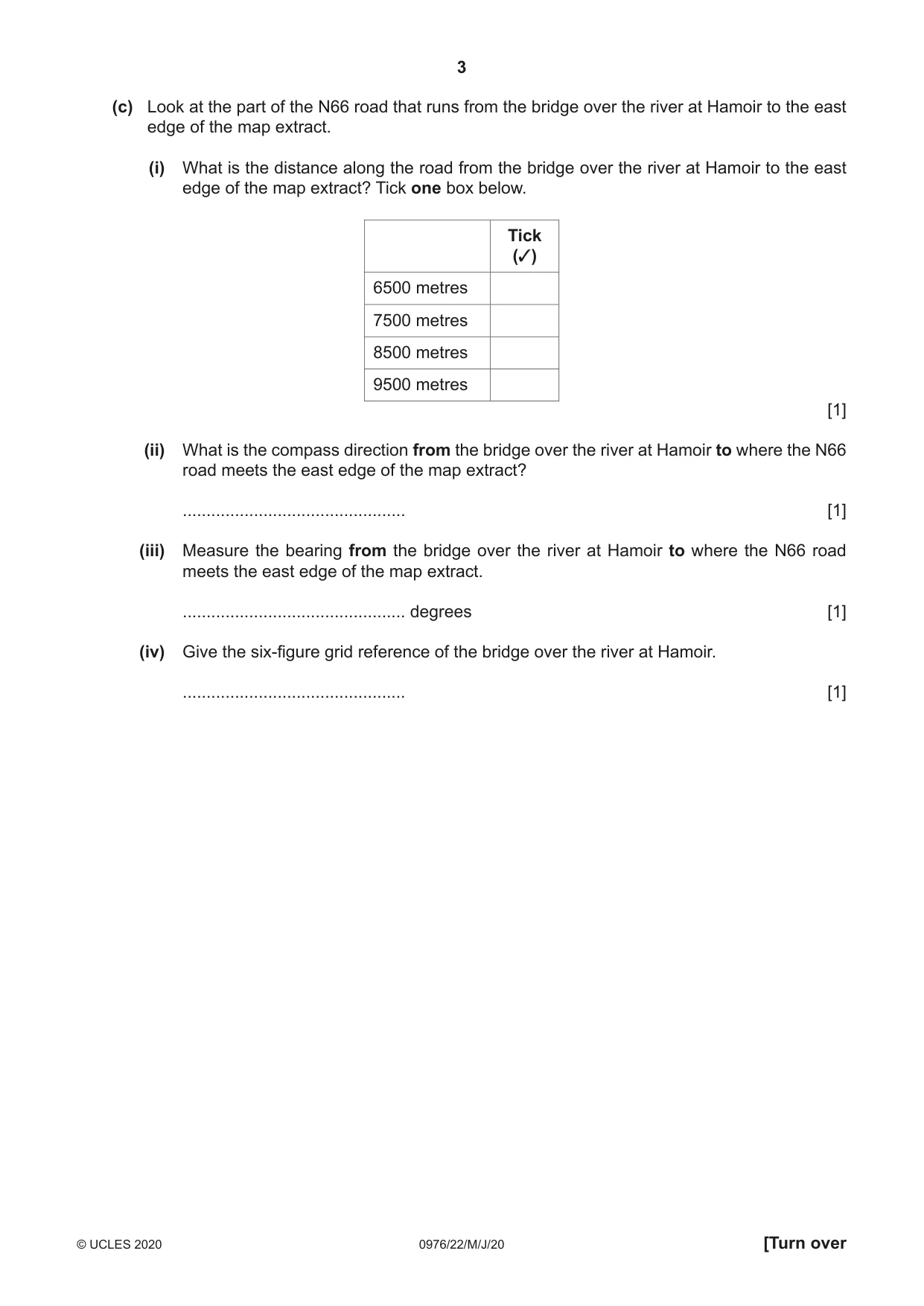 Cambridge IGCSE Geography (9-1) 0976 2020 May/June Paper 2 · Variant 2 question paper, page 3 of 16