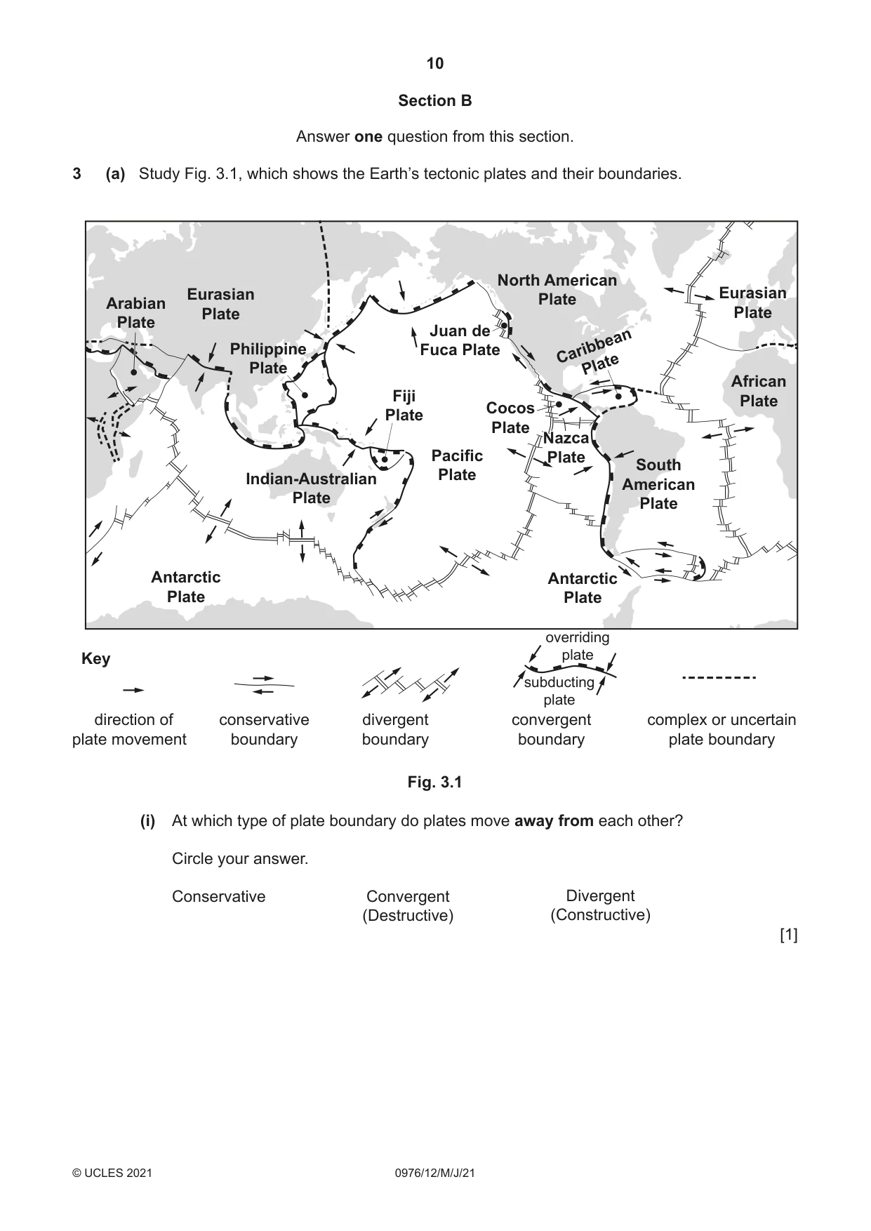 Cambridge IGCSE Geography (9-1) 0976 2021 May/June Paper 1 · Variant 2 question paper, page 10 of 32