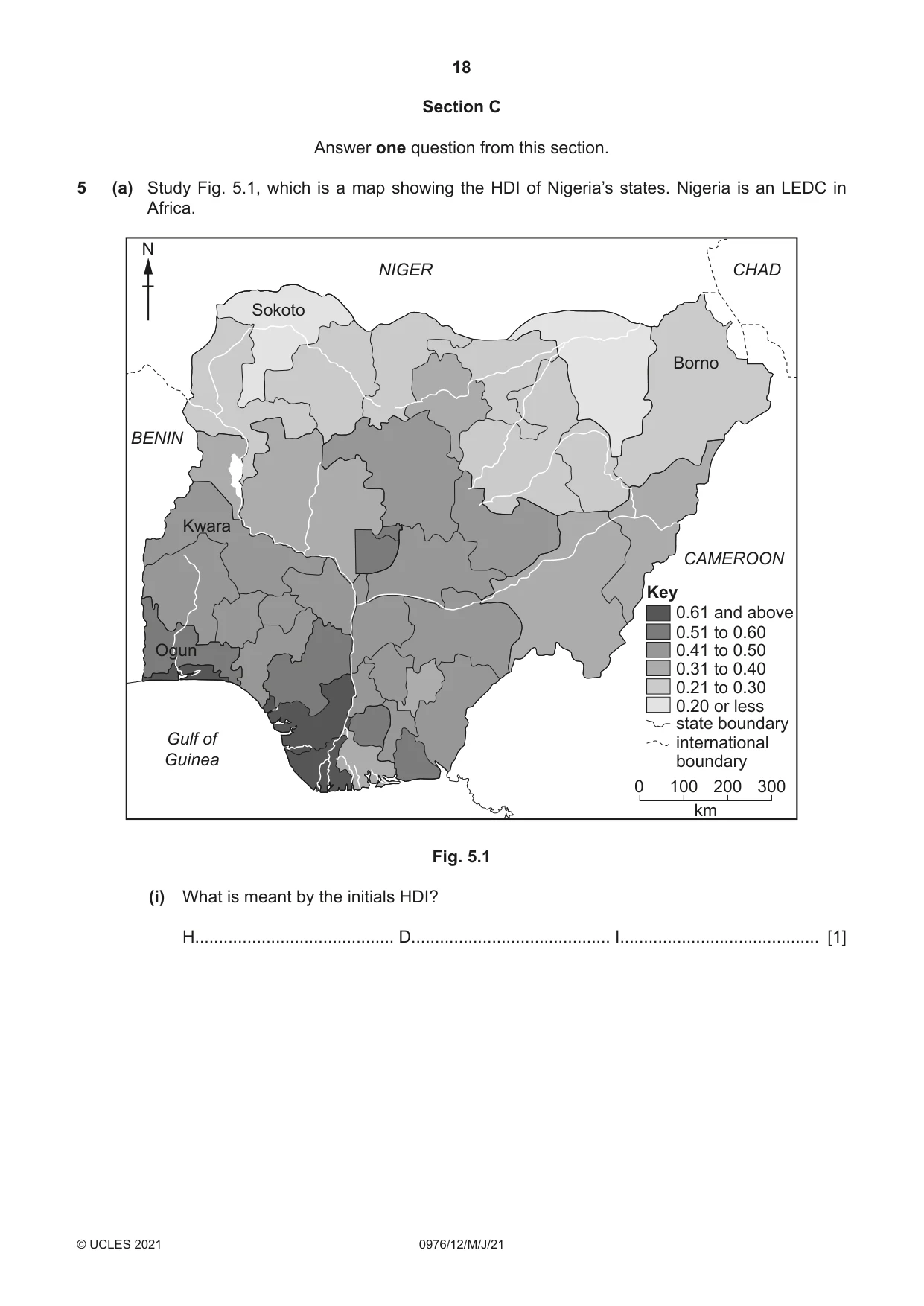 Cambridge IGCSE Geography (9-1) 0976 2021 May/June Paper 1 · Variant 2 question paper, page 18 of 32