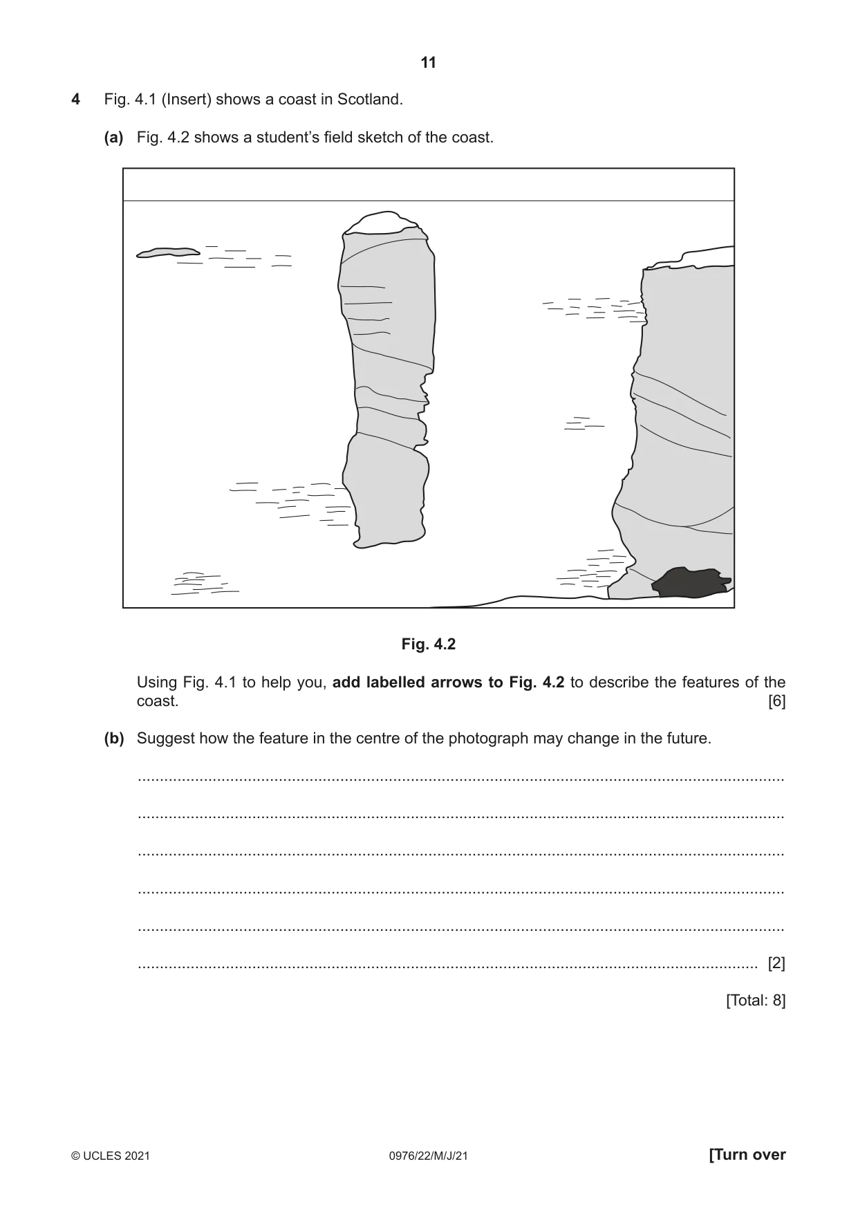 Cambridge IGCSE Geography (9-1) 0976 2021 May/June Paper 2 · Variant 2 question paper, page 11 of 20