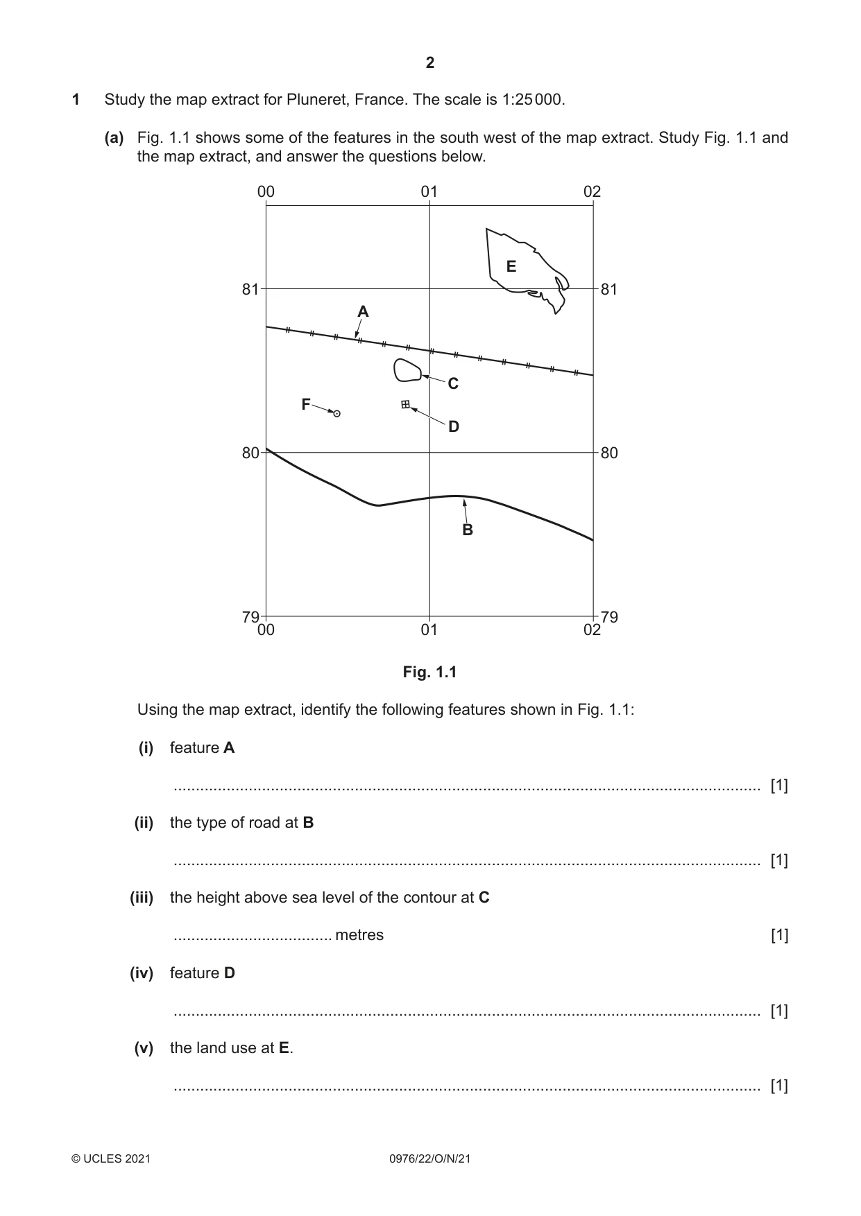 Cambridge IGCSE Geography (9-1) 0976 2021 Oct/Nov Paper 2 · Variant 2 question paper, page 2 of 24