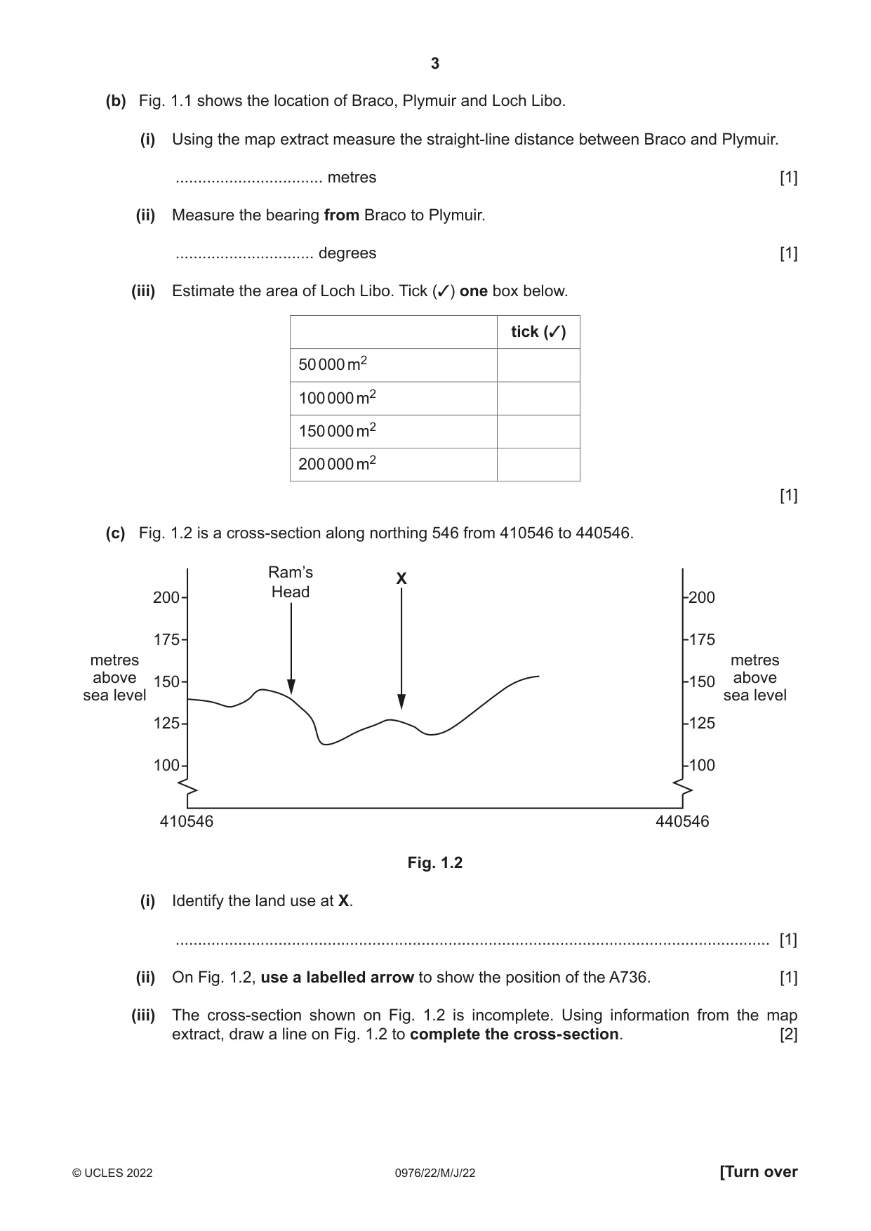 Cambridge IGCSE Geography (9-1) 0976 2022 May/June Paper 2 · Variant 2 question paper, page 3 of 20